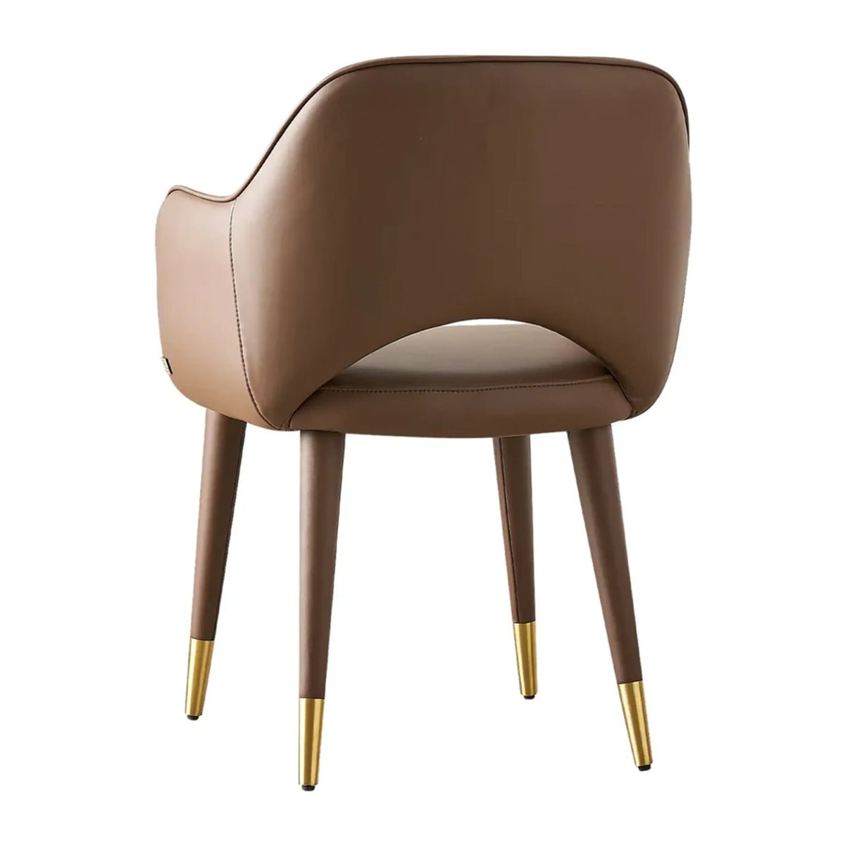 Adrianna Leather Dining Chair-Brown – Koala Living