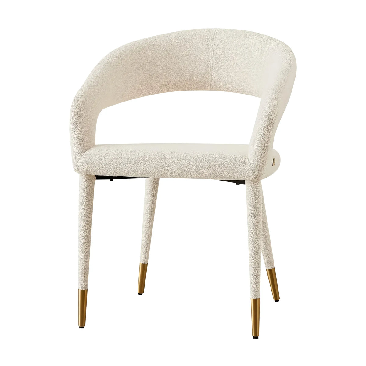 Moulin Chantilly White Fabric Dining Chair – Koala Living