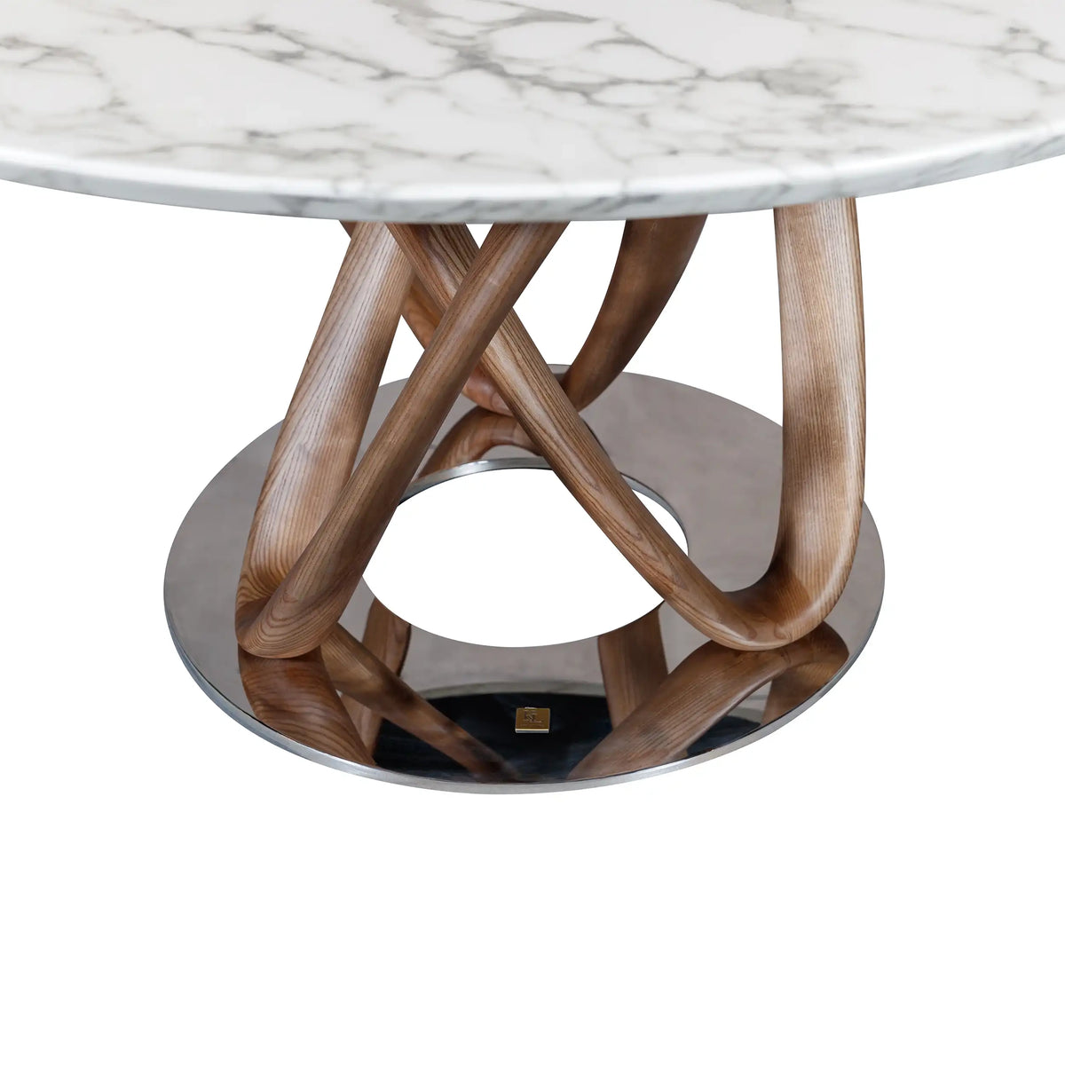 Percy Round Marble Dining Table – Koala Living