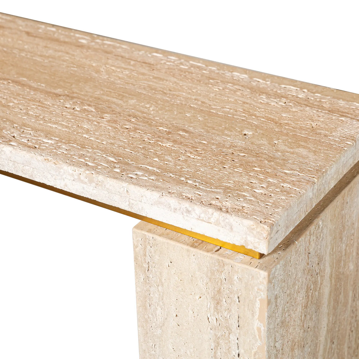 Travertine Marble Console Table – Koala Living