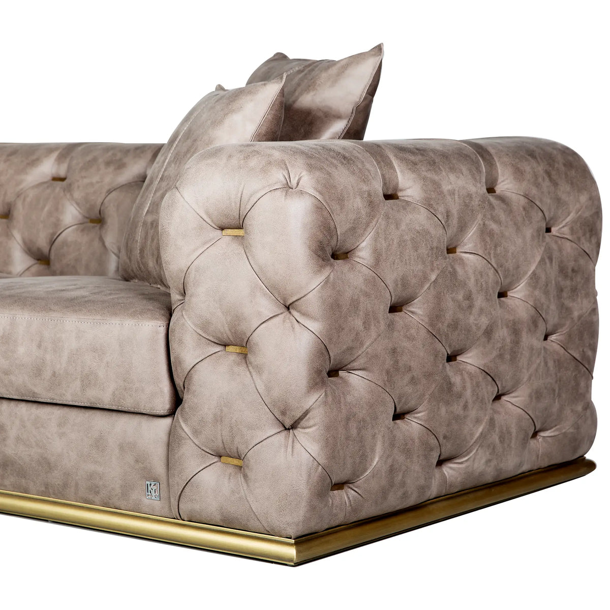 Luxury Sofa Brown 2 Seater Koala Living