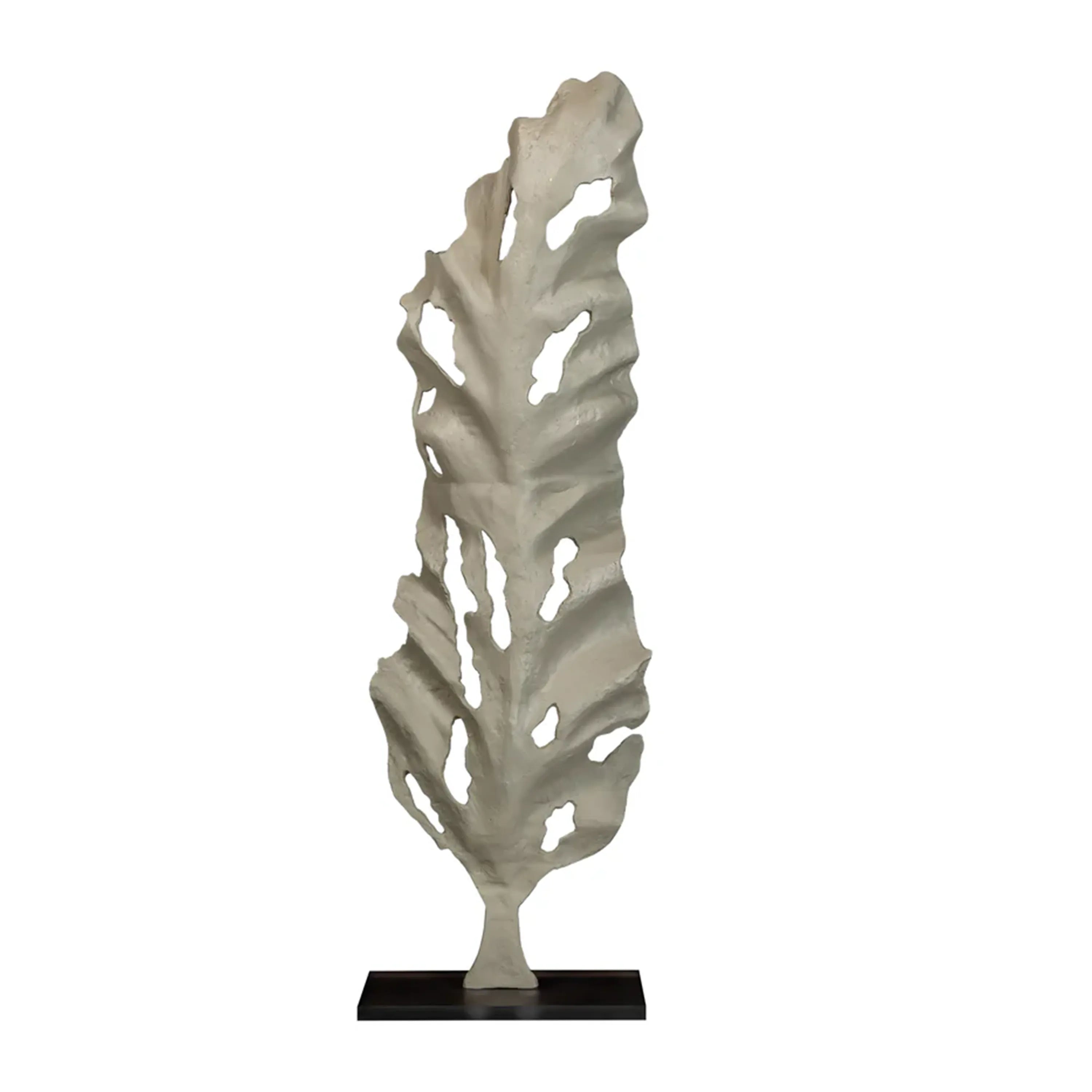 Tropical Leaf Statue Medium