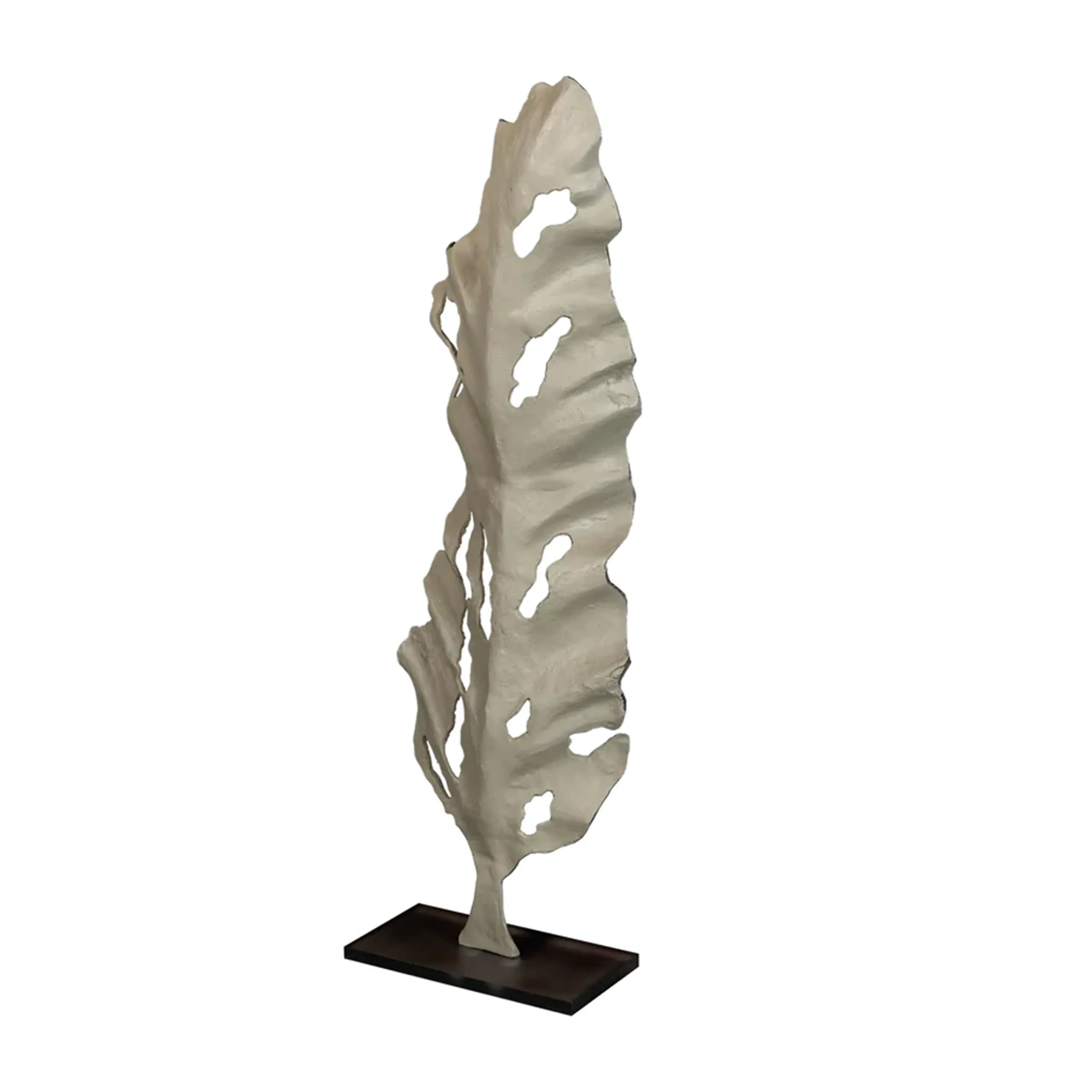 Tropical Leaf Statue Medium