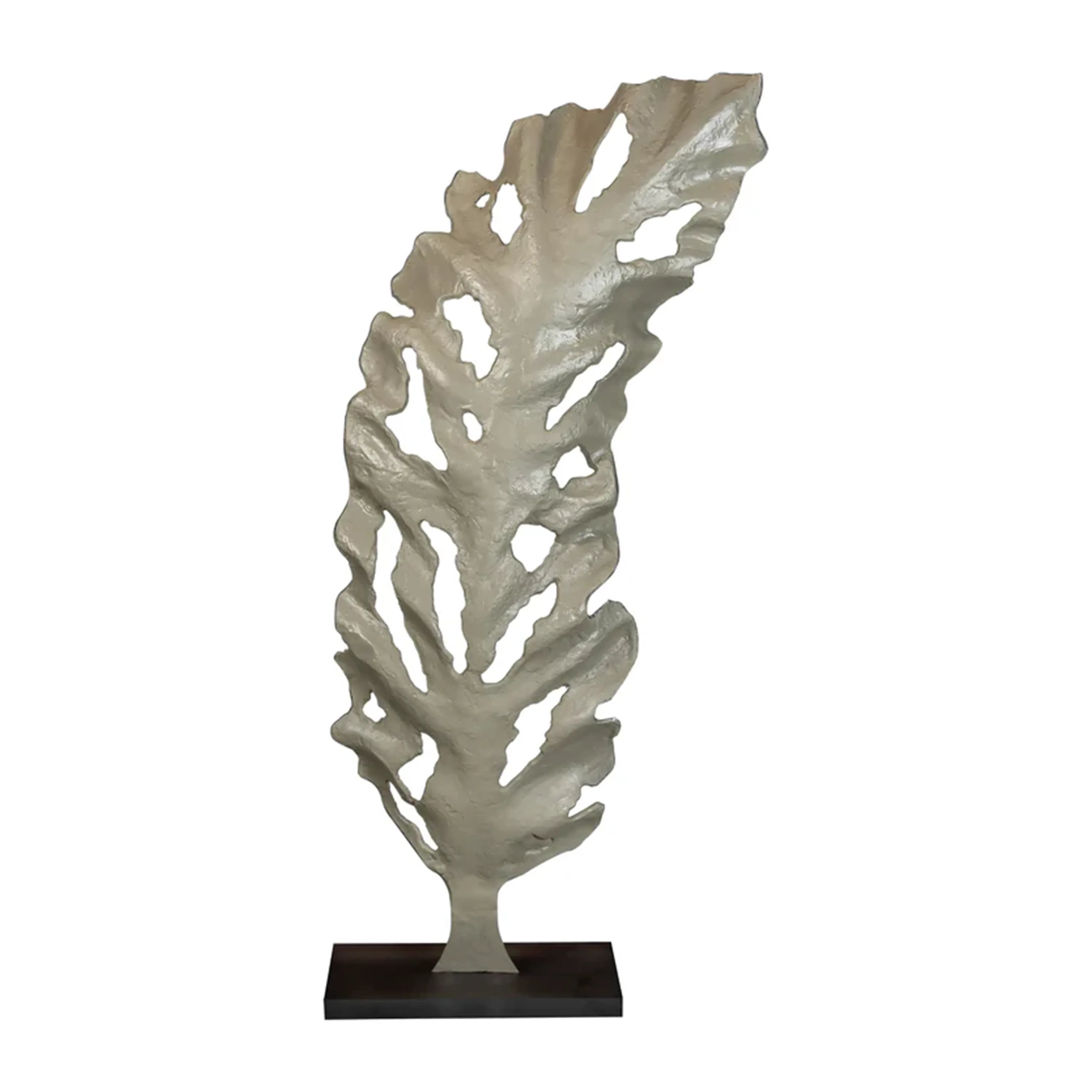 Tropical Leaf Statue Large
