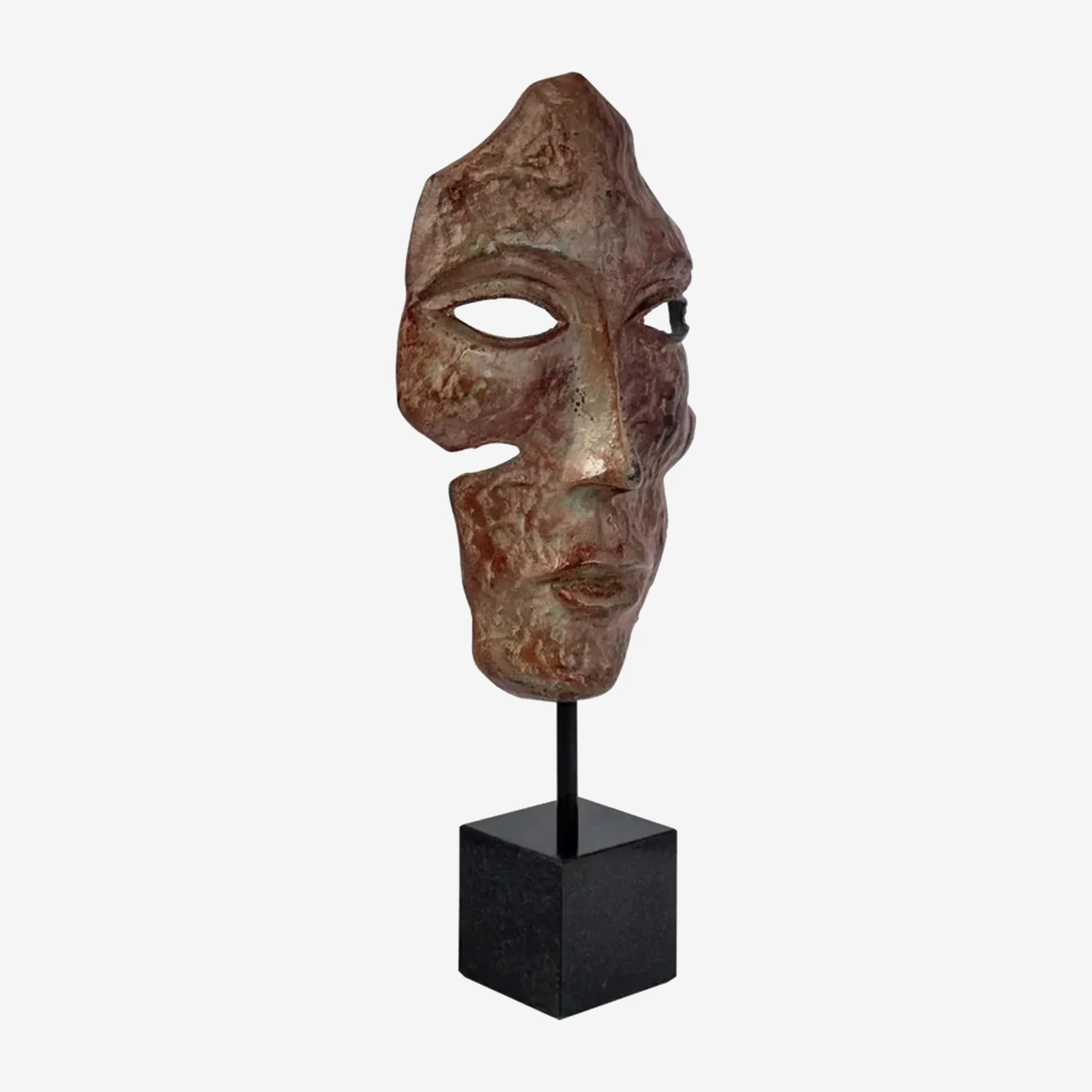 Amadi Abstract Face Brown
