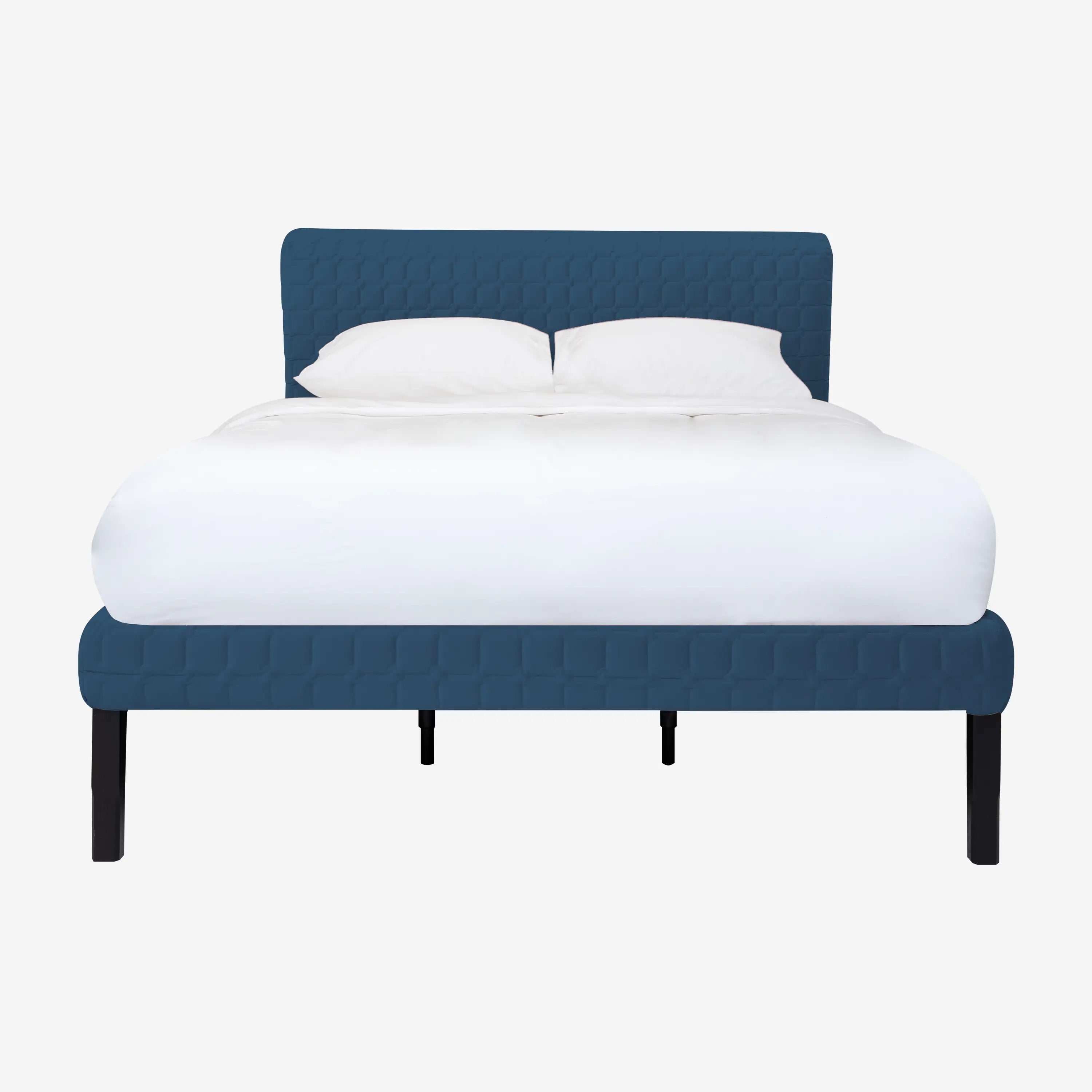 Meline Queen Bed-Blue