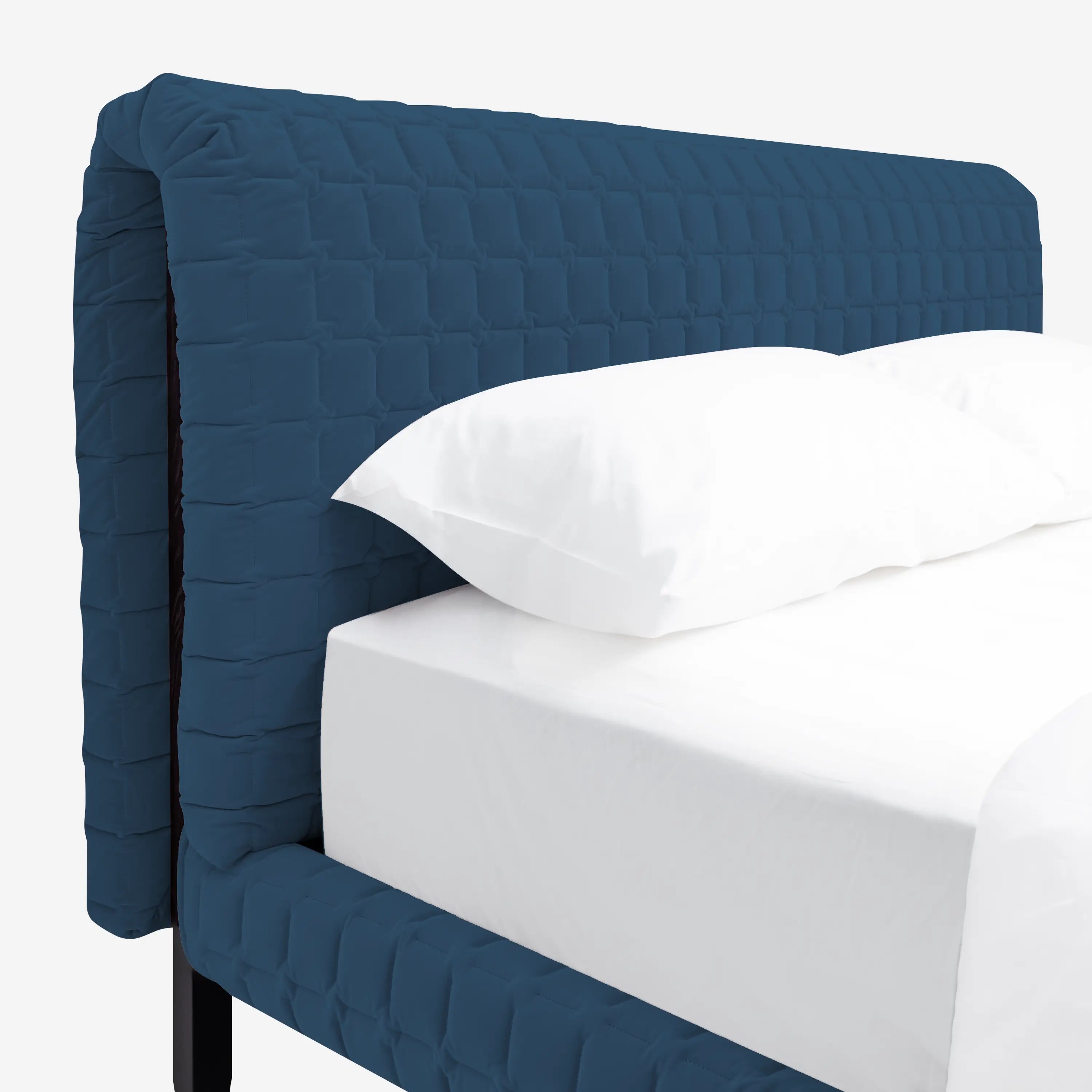 Meline Queen Bed-Blue