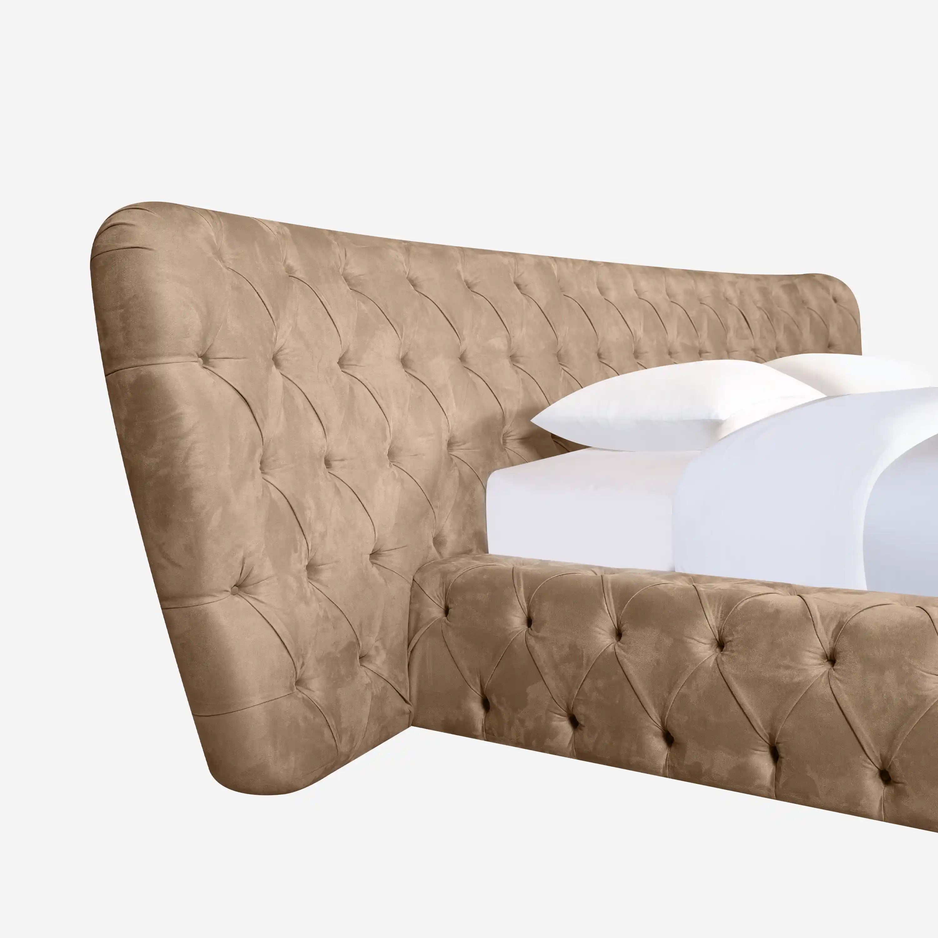 Avangarde Bed King Size-Beige