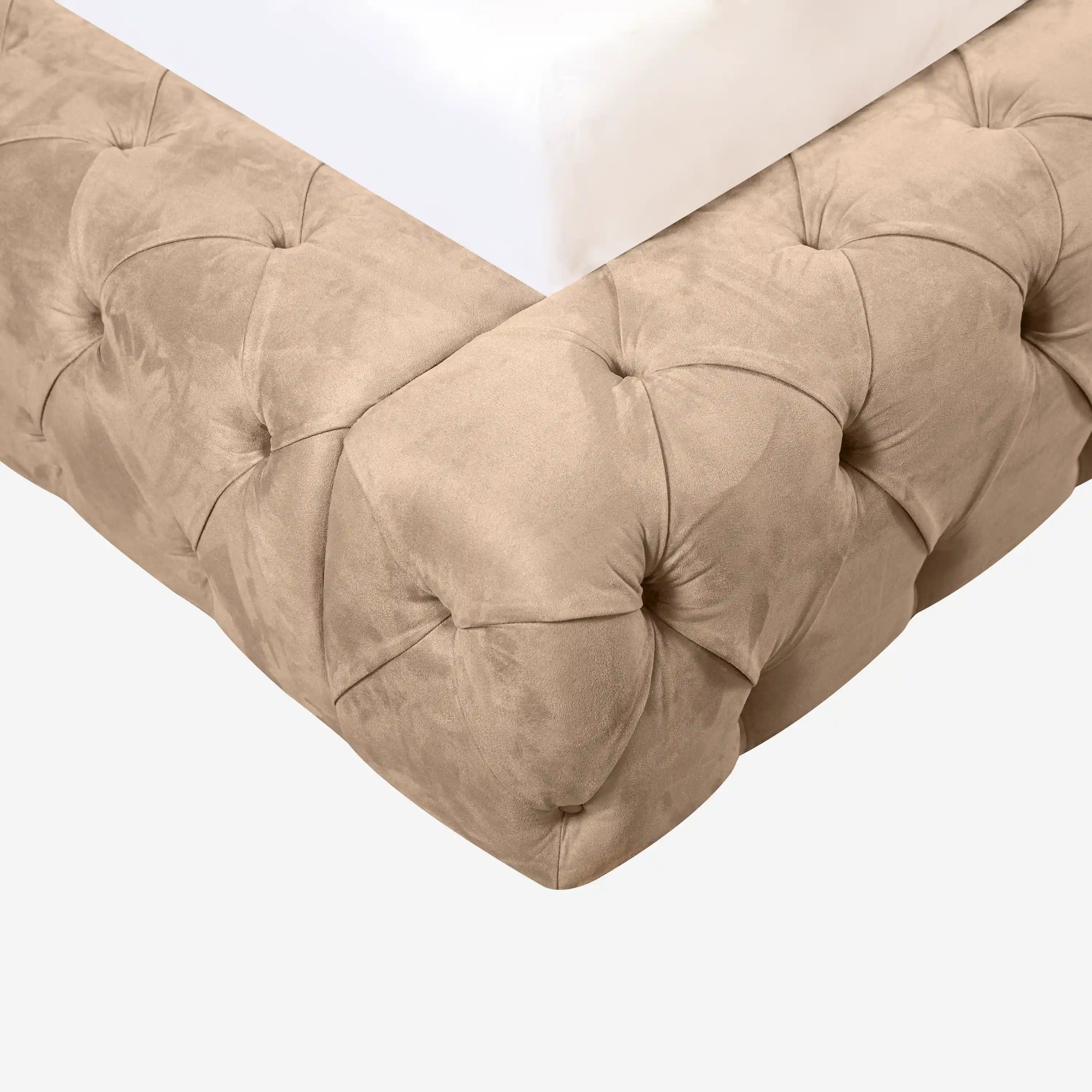 Avangarde Bed King Size-Beige