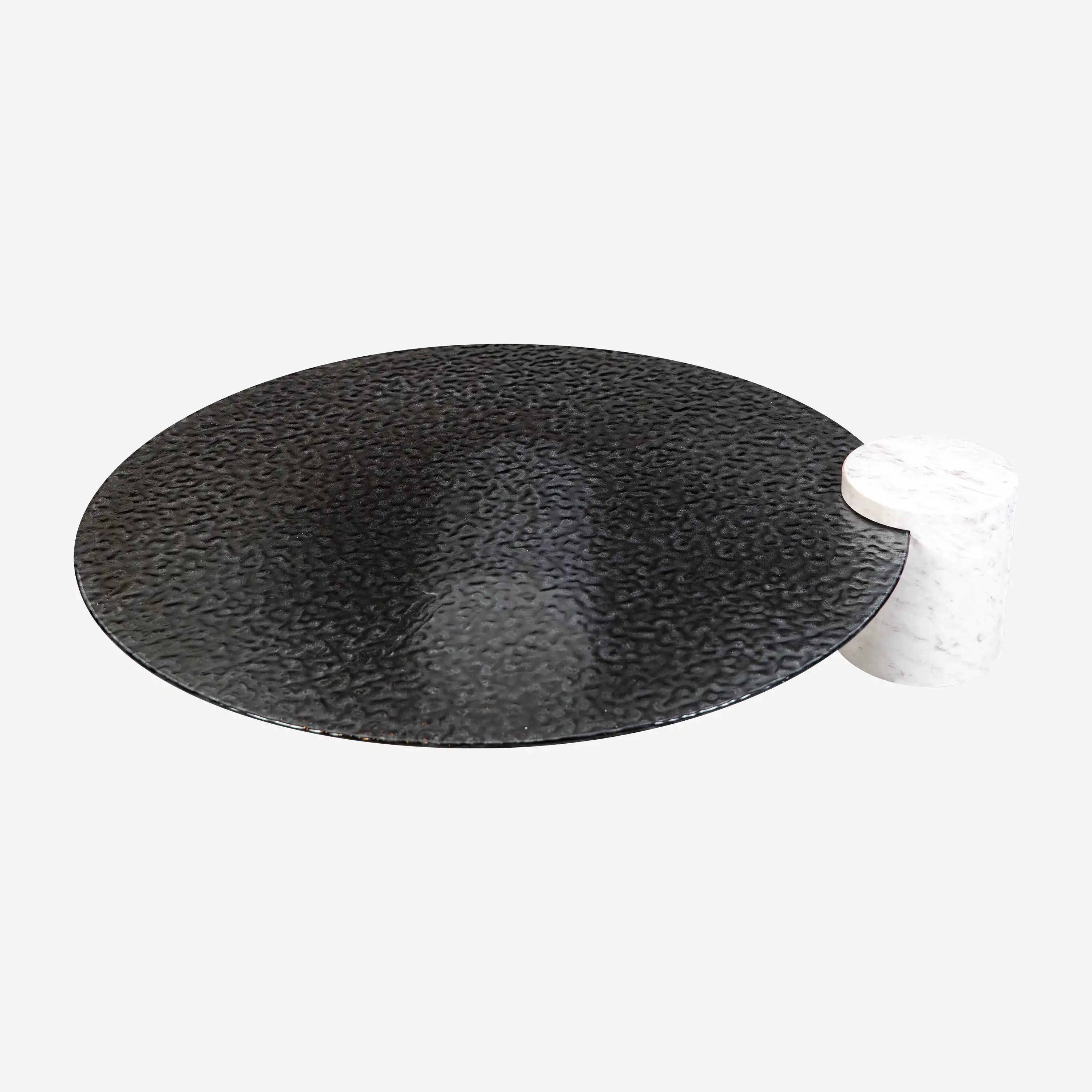 Tommaso Marble Glass Coffee Table