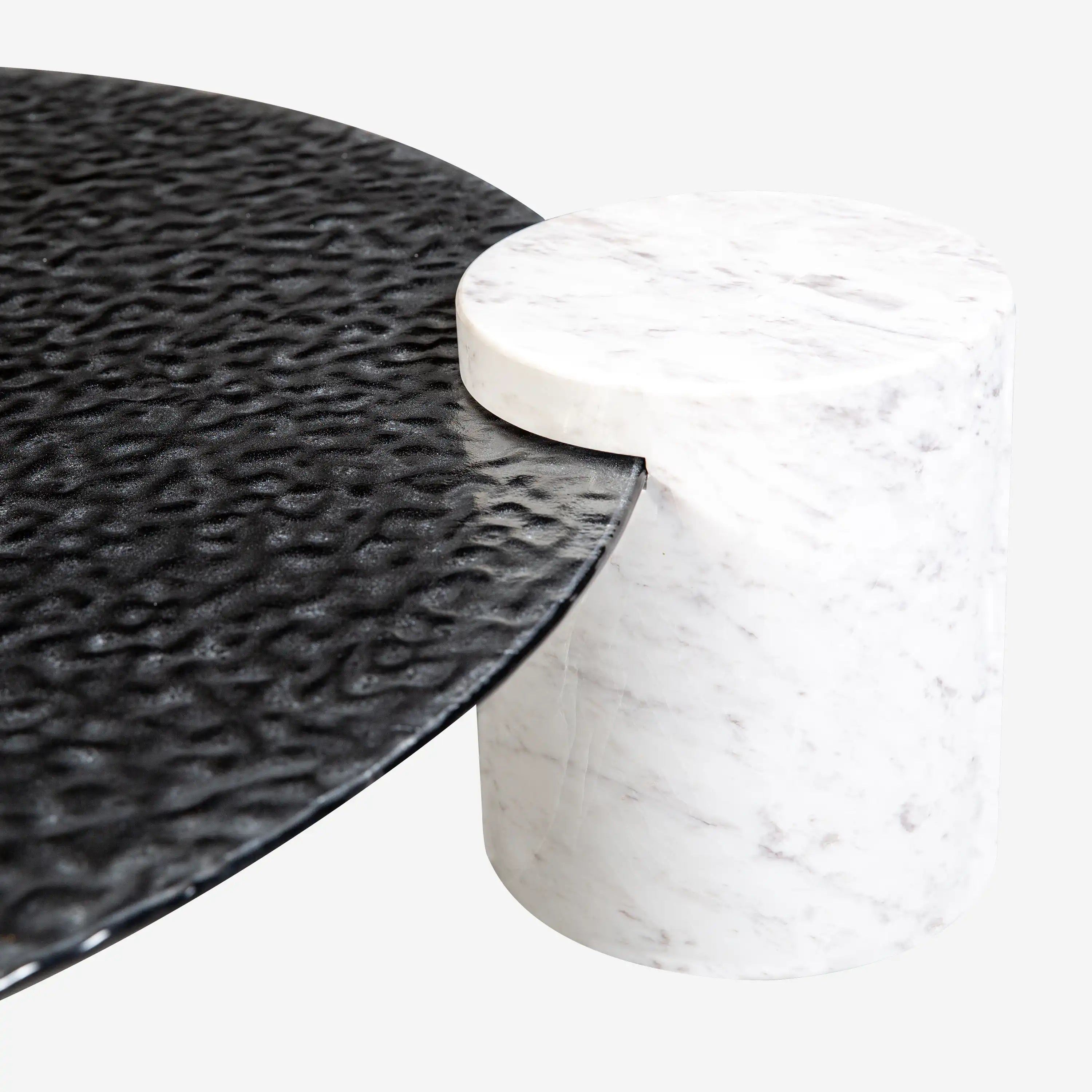 Tommaso Marble Glass Coffee Table
