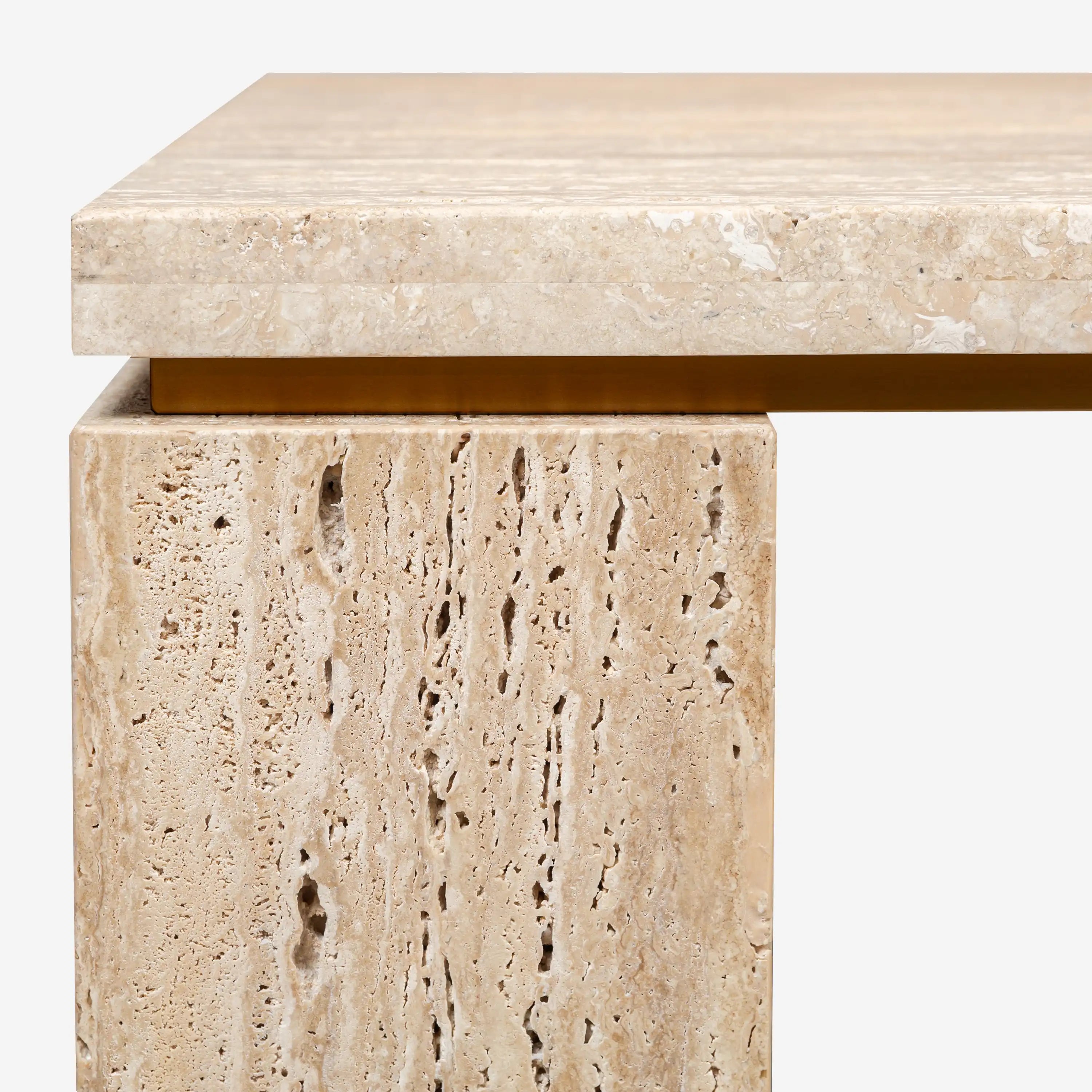 Travertine Marble Coffee Table