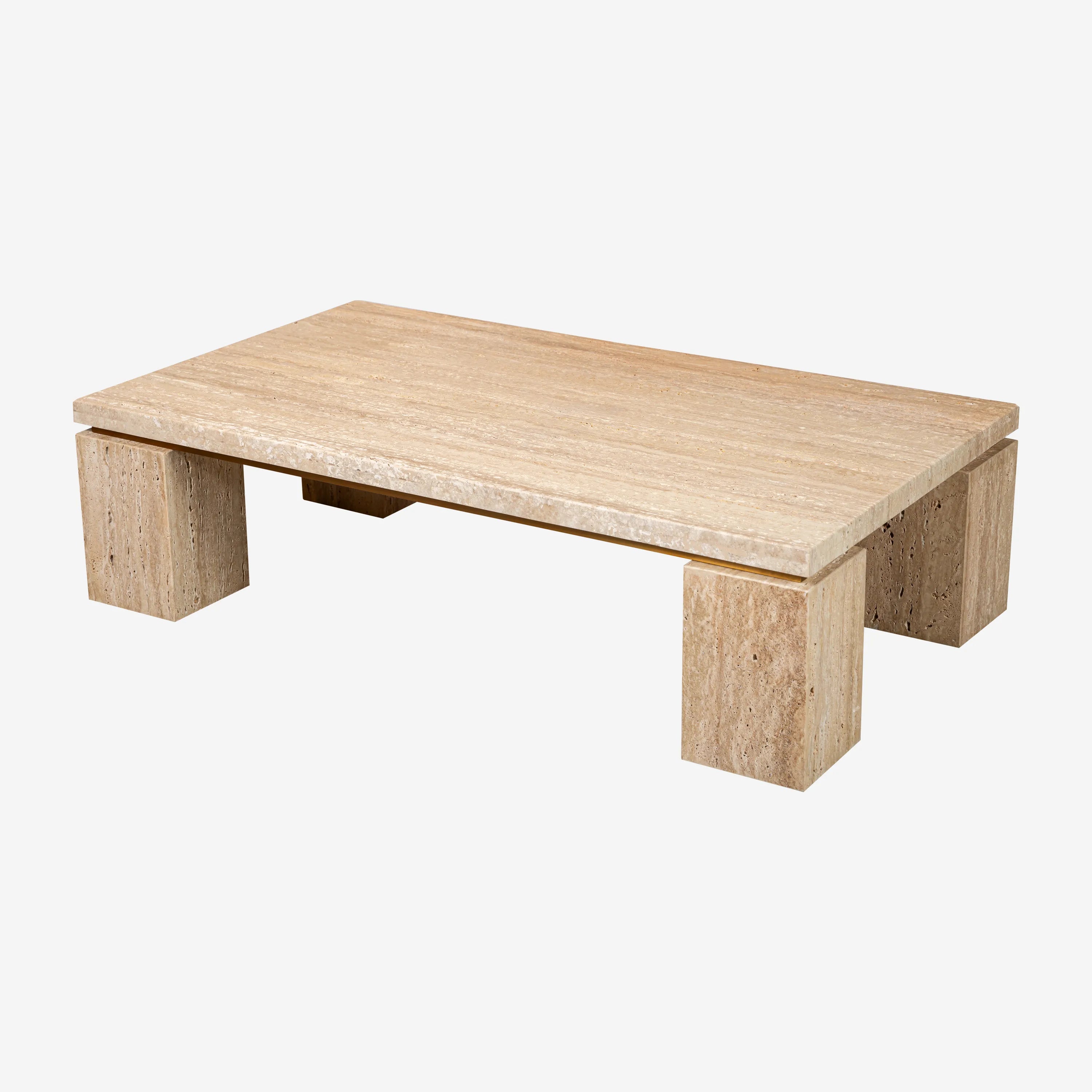 Travertine Marble Coffee Table