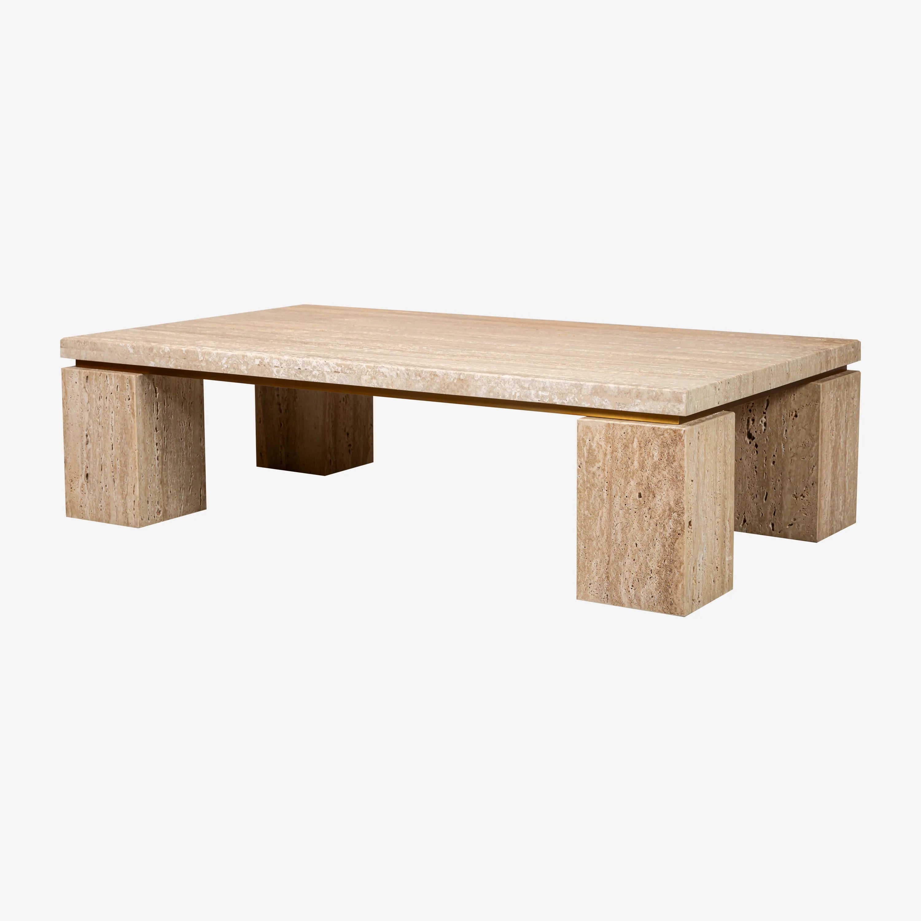 Travertine Marble Coffee Table