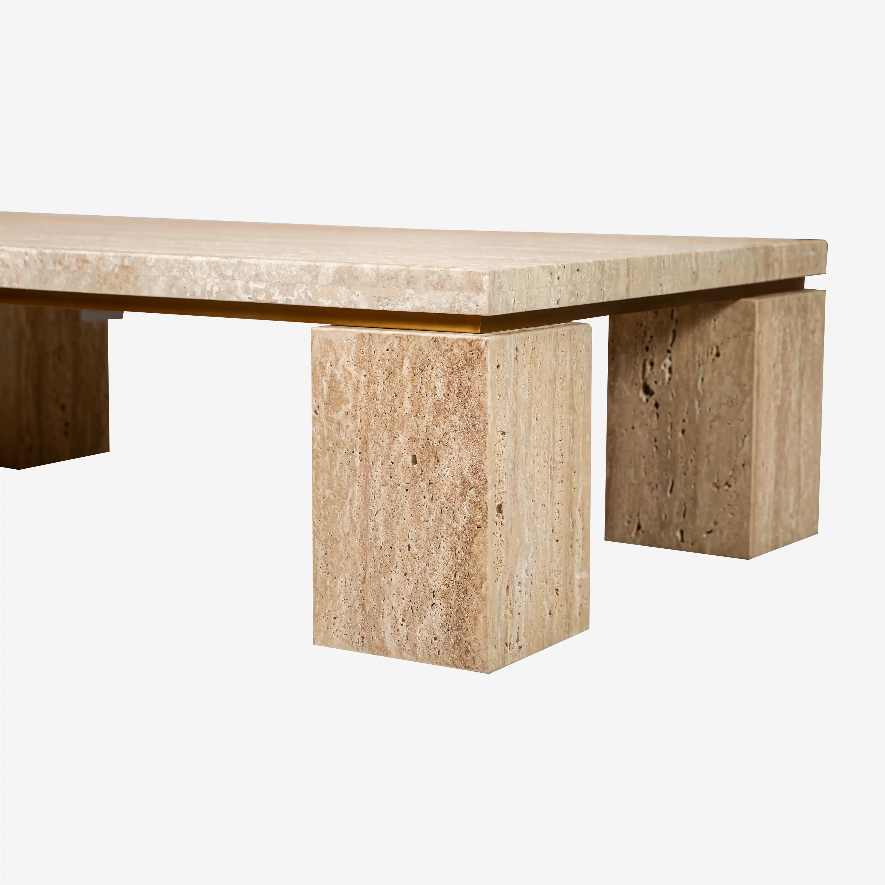 Travertine Marble Coffee Table