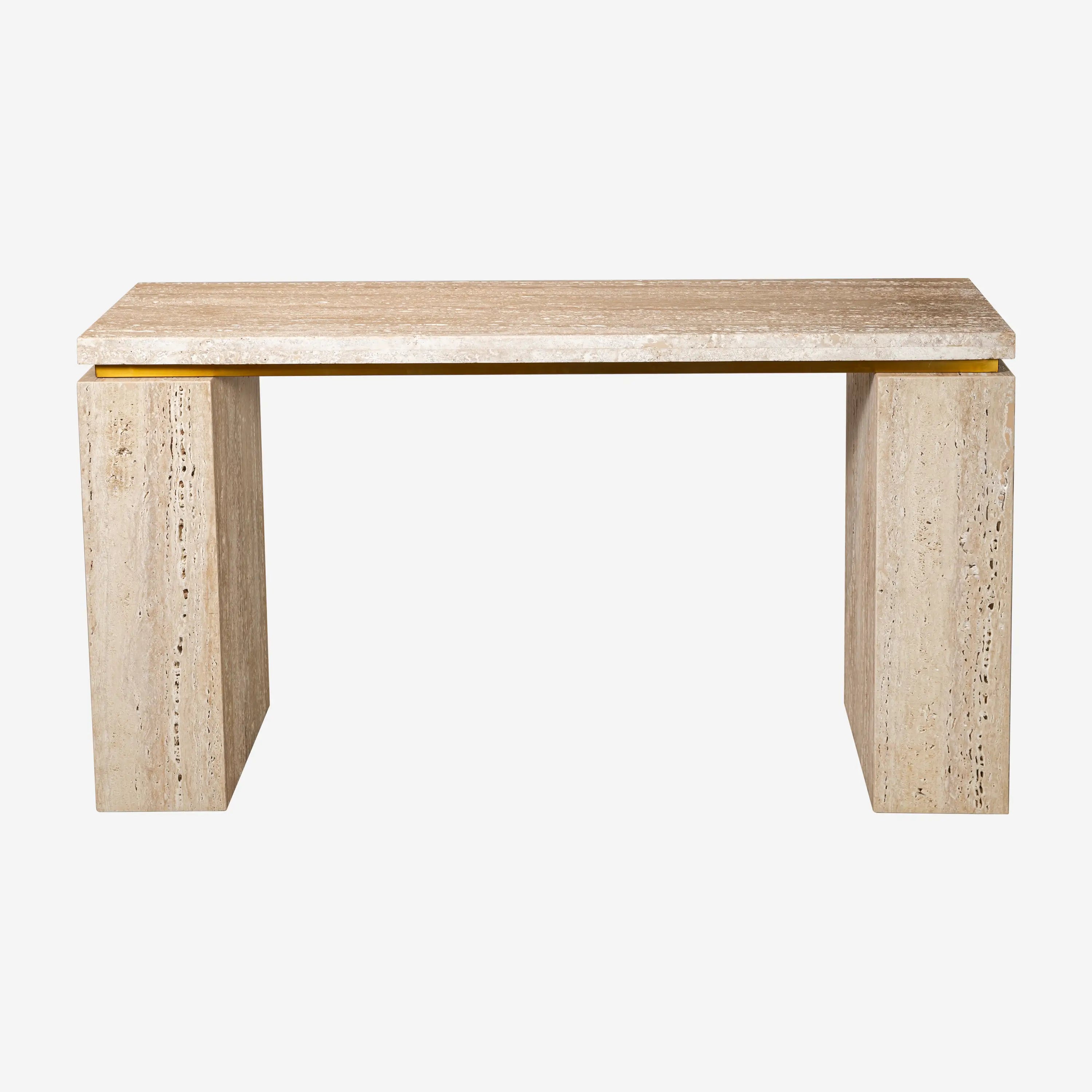 Travertine Marble Console Table