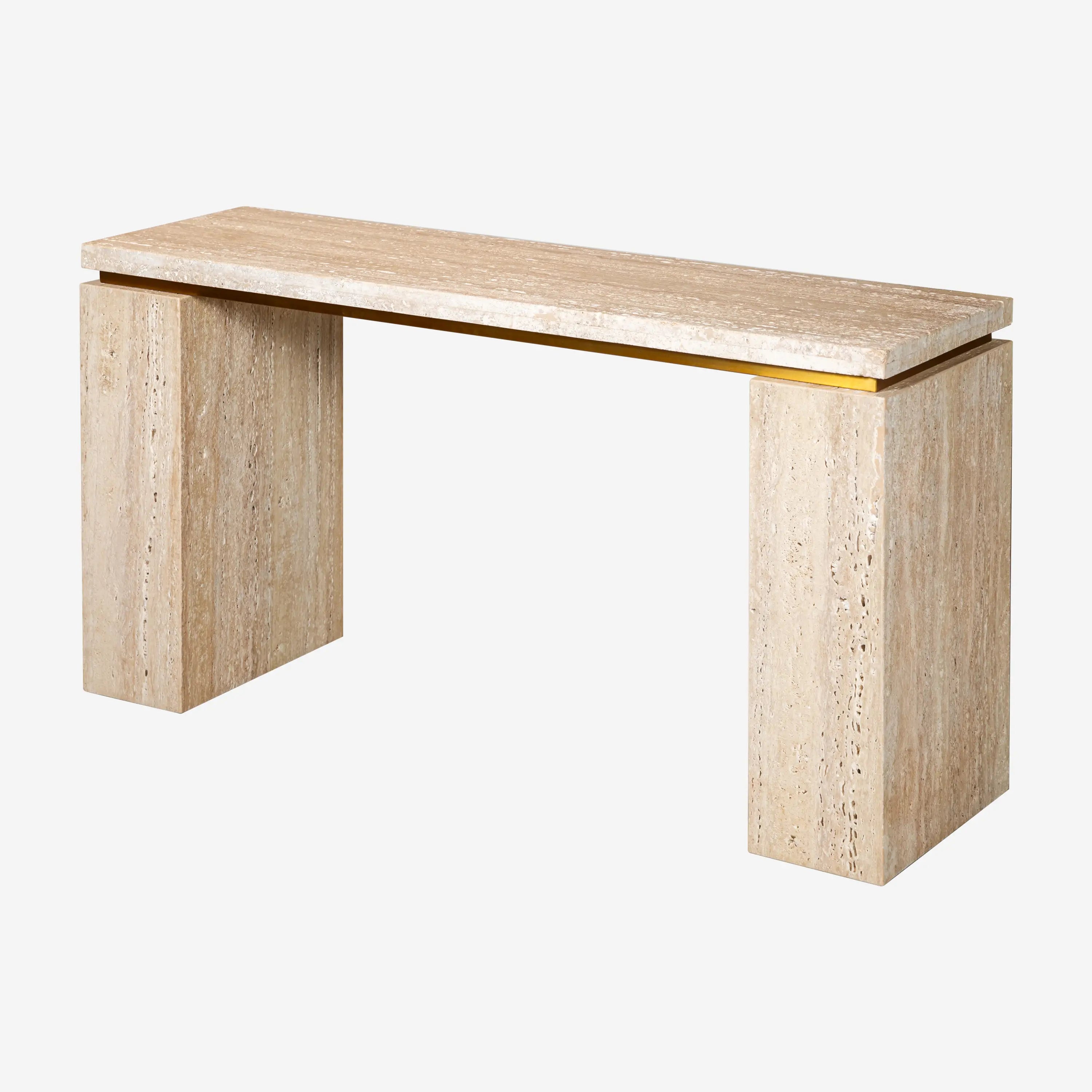 Travertine Marble Console Table