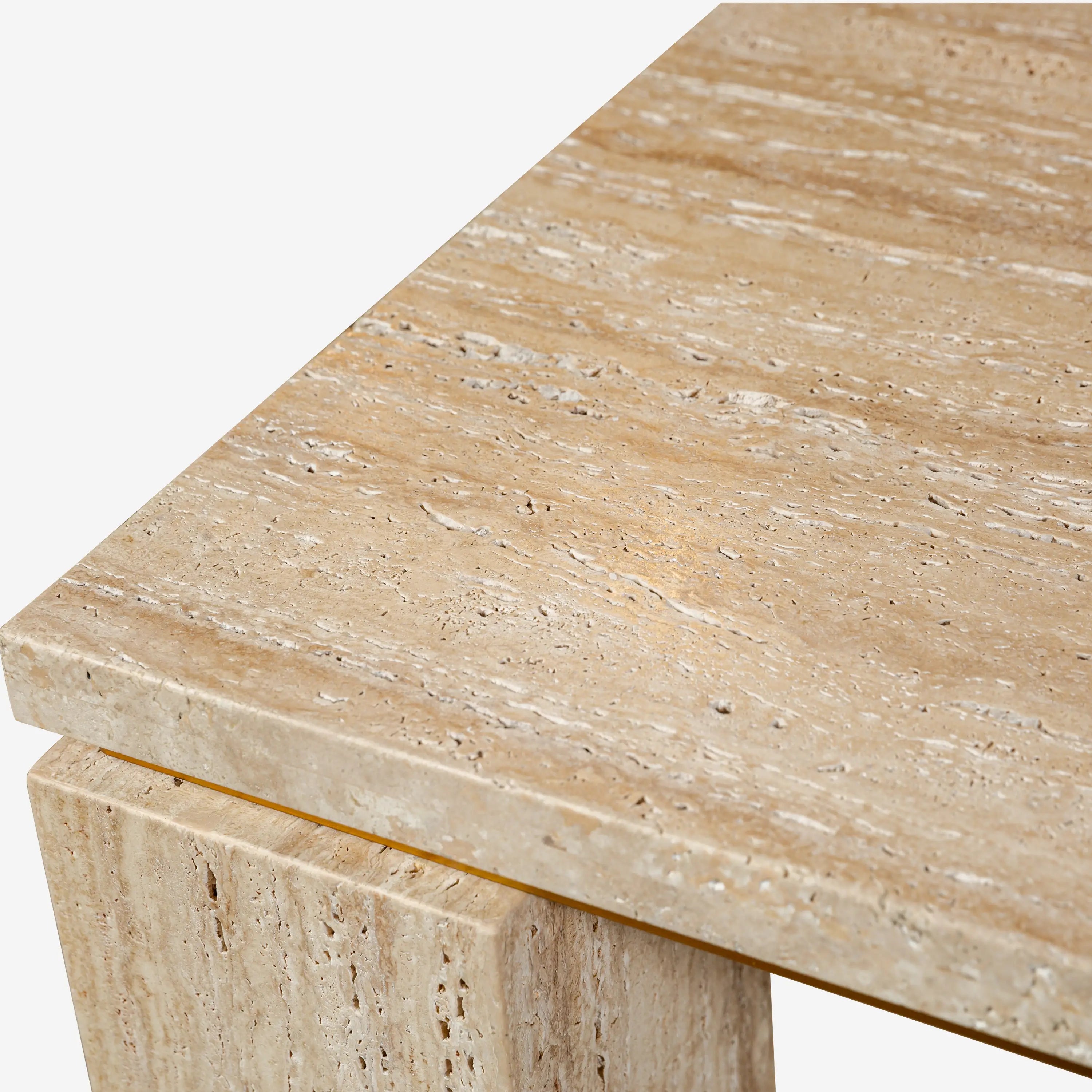 Travertine Marble Dining Table