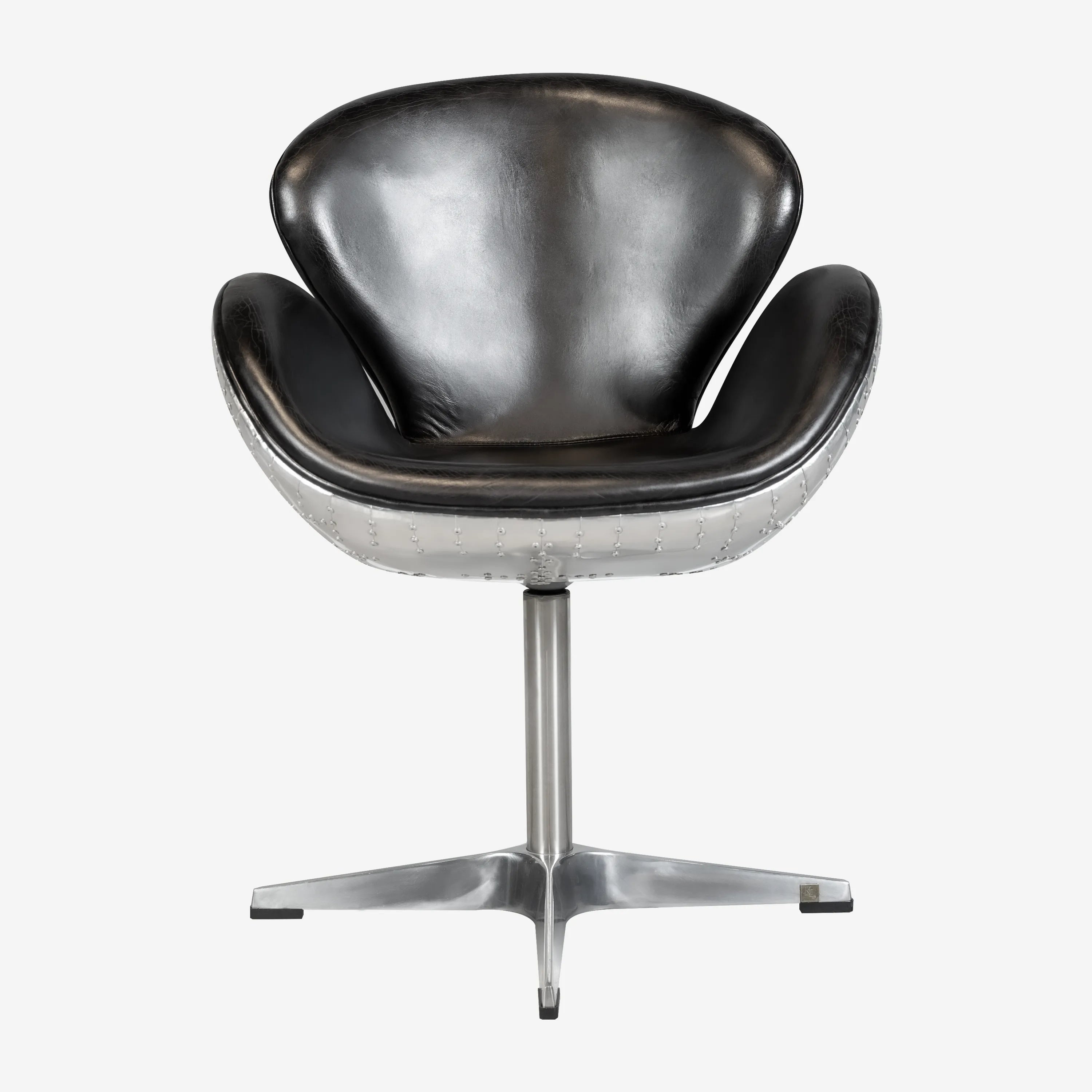 Aviator Desk Chair-Vitage Black