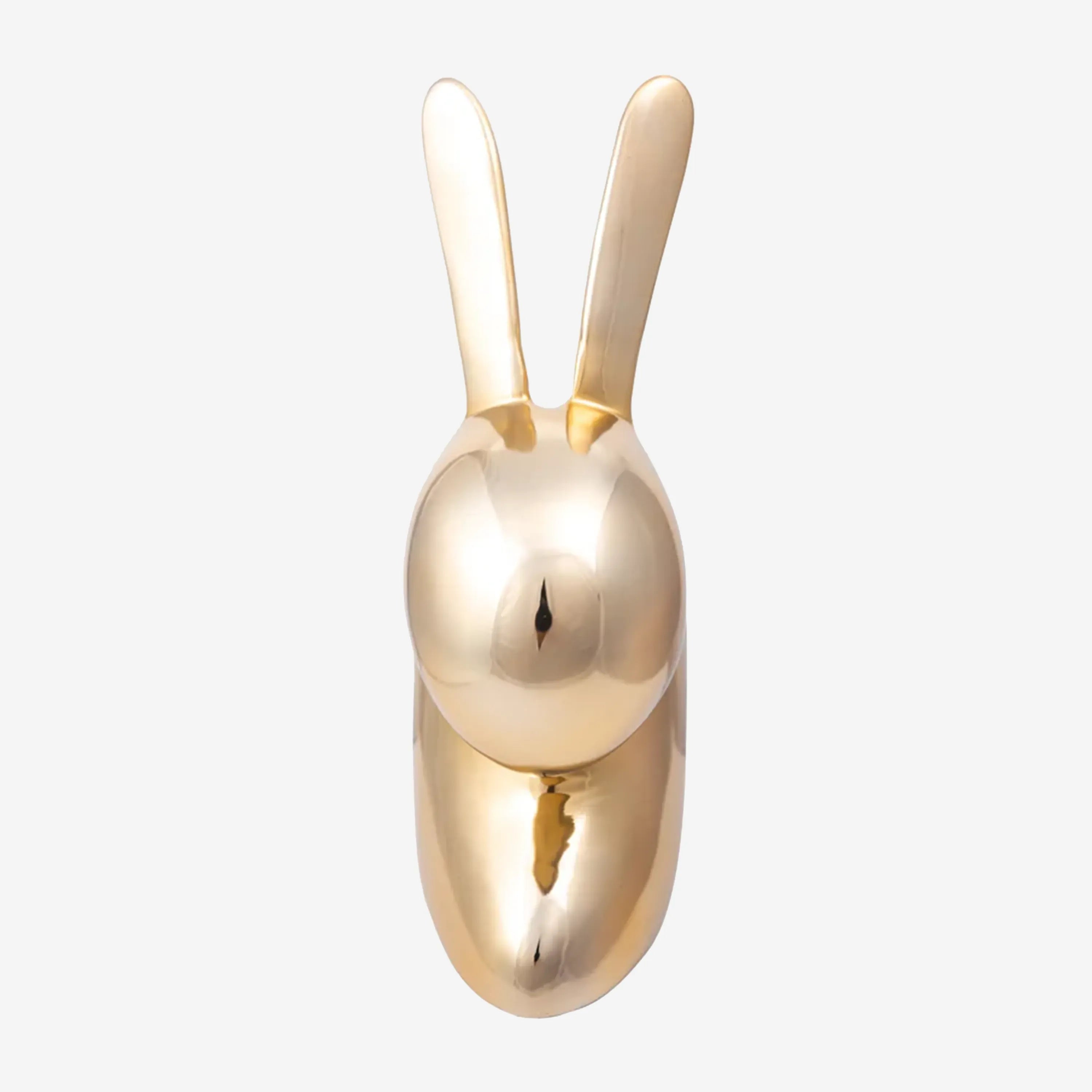 Gold Bunny Statue