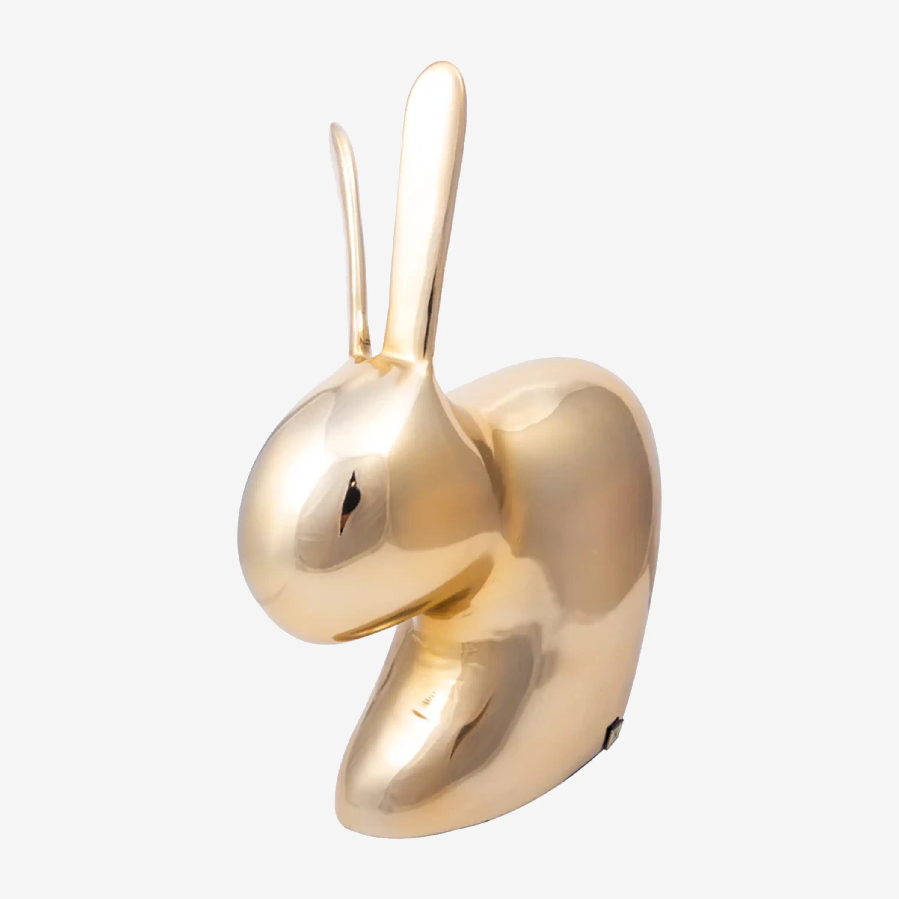 Gold Bunny Statue