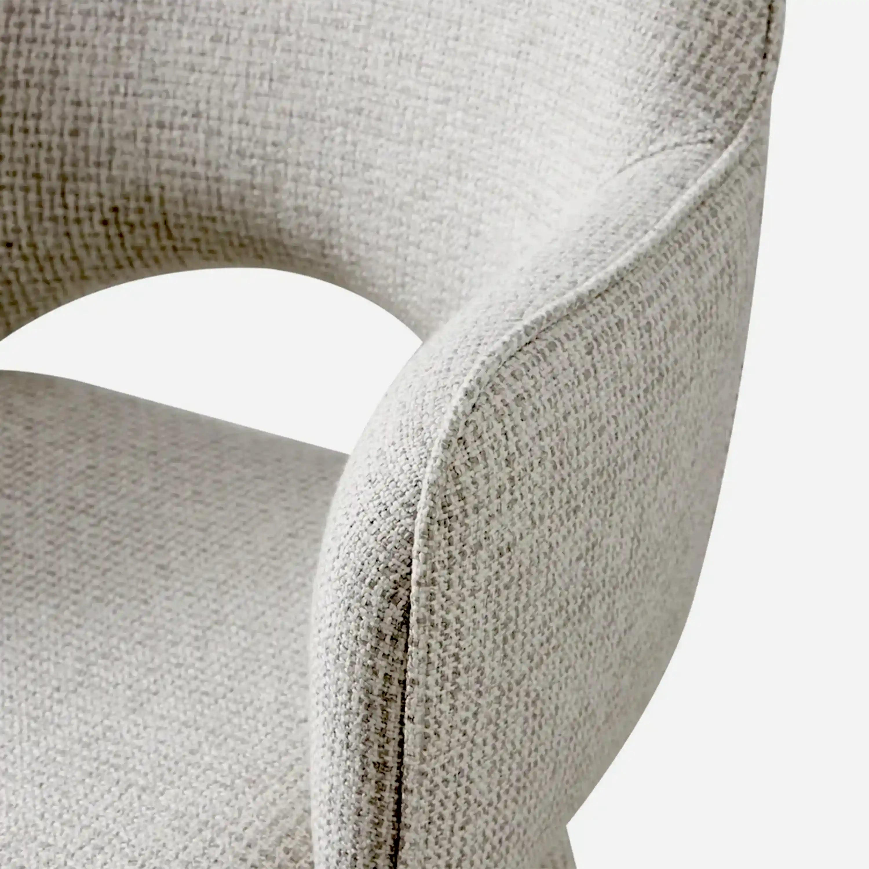 Adrianna Fabric Dining Chair-Grey