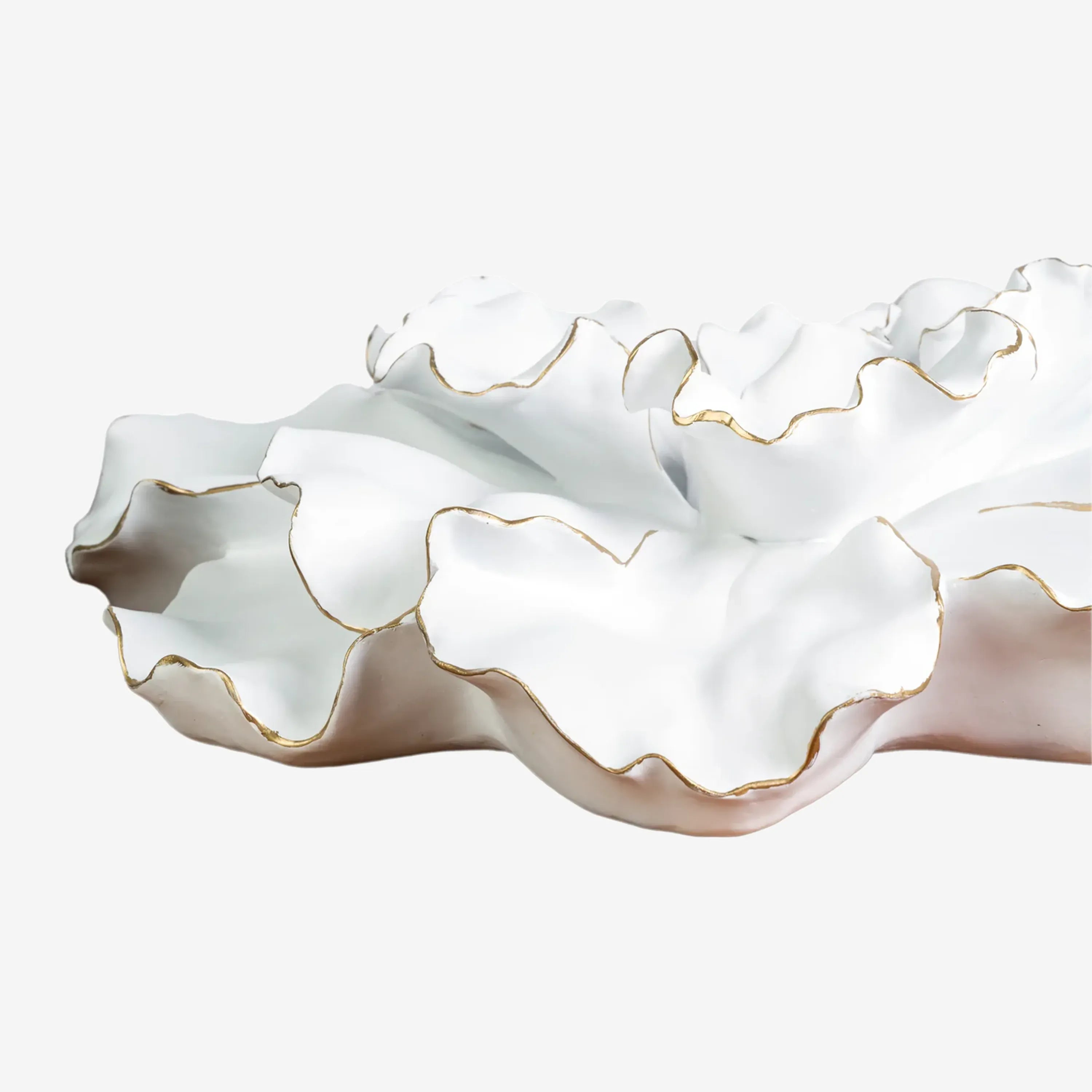 Flower Wall Plaque White