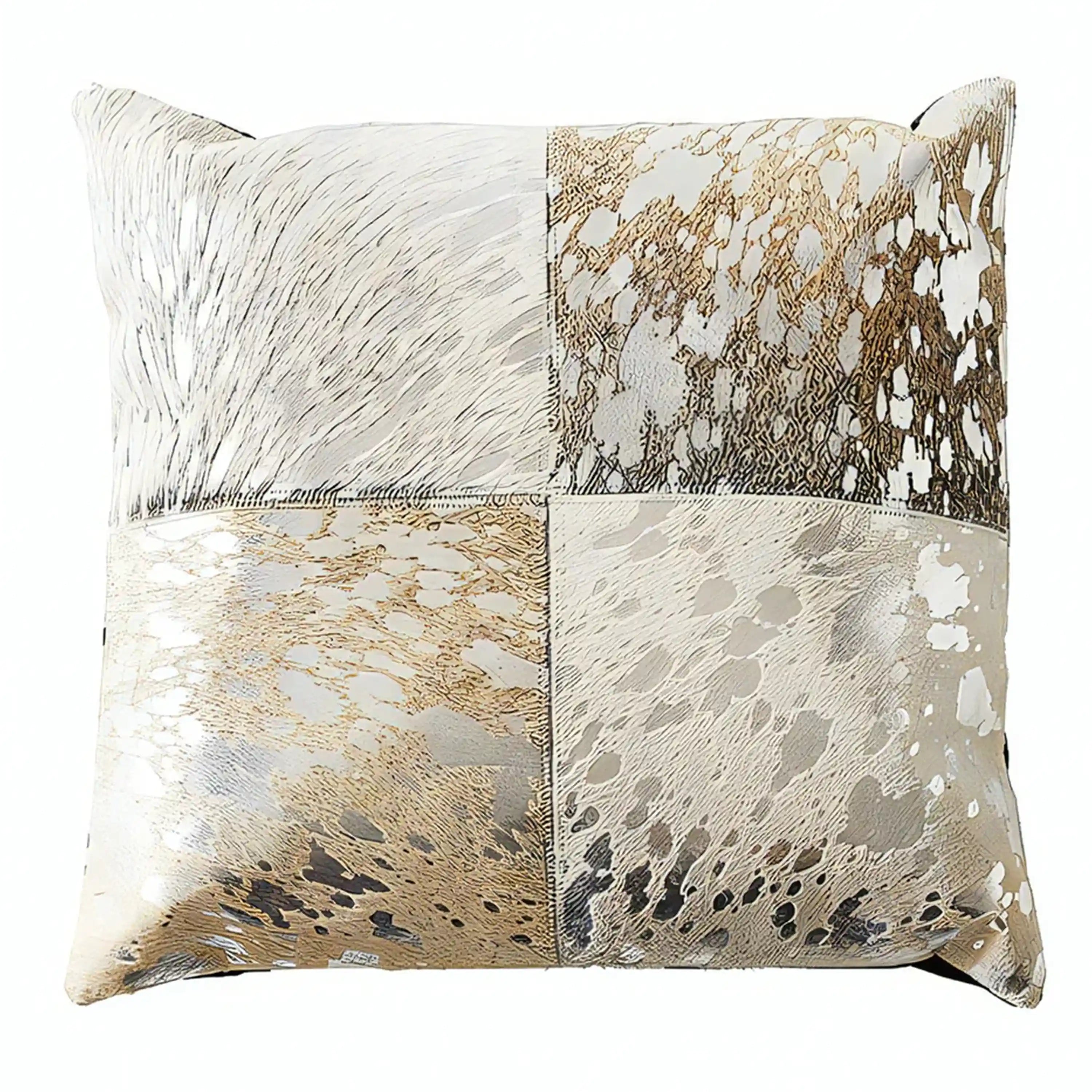 Starburst Leather Cushion