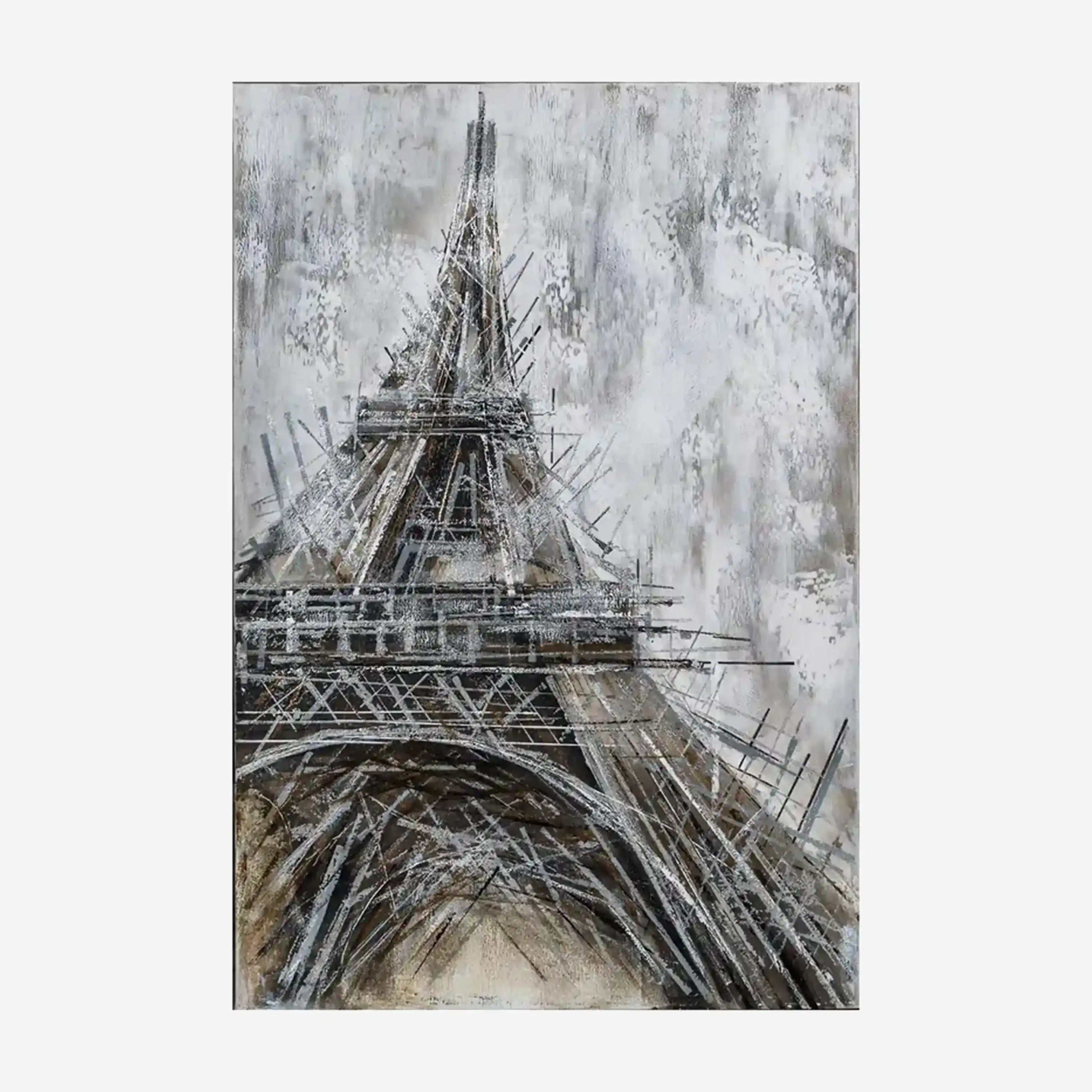 Vintage paris painting