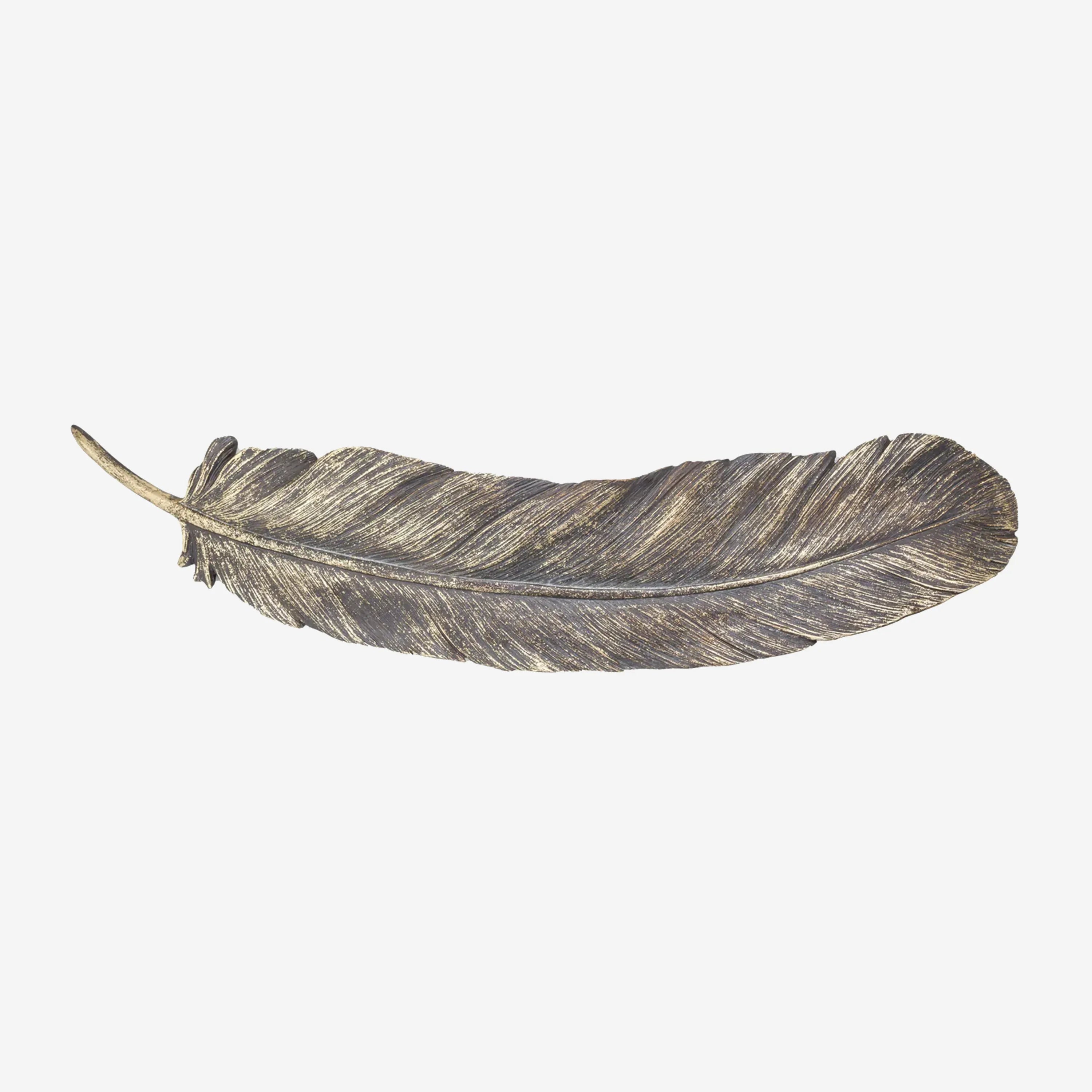 Feather Wall Art Black