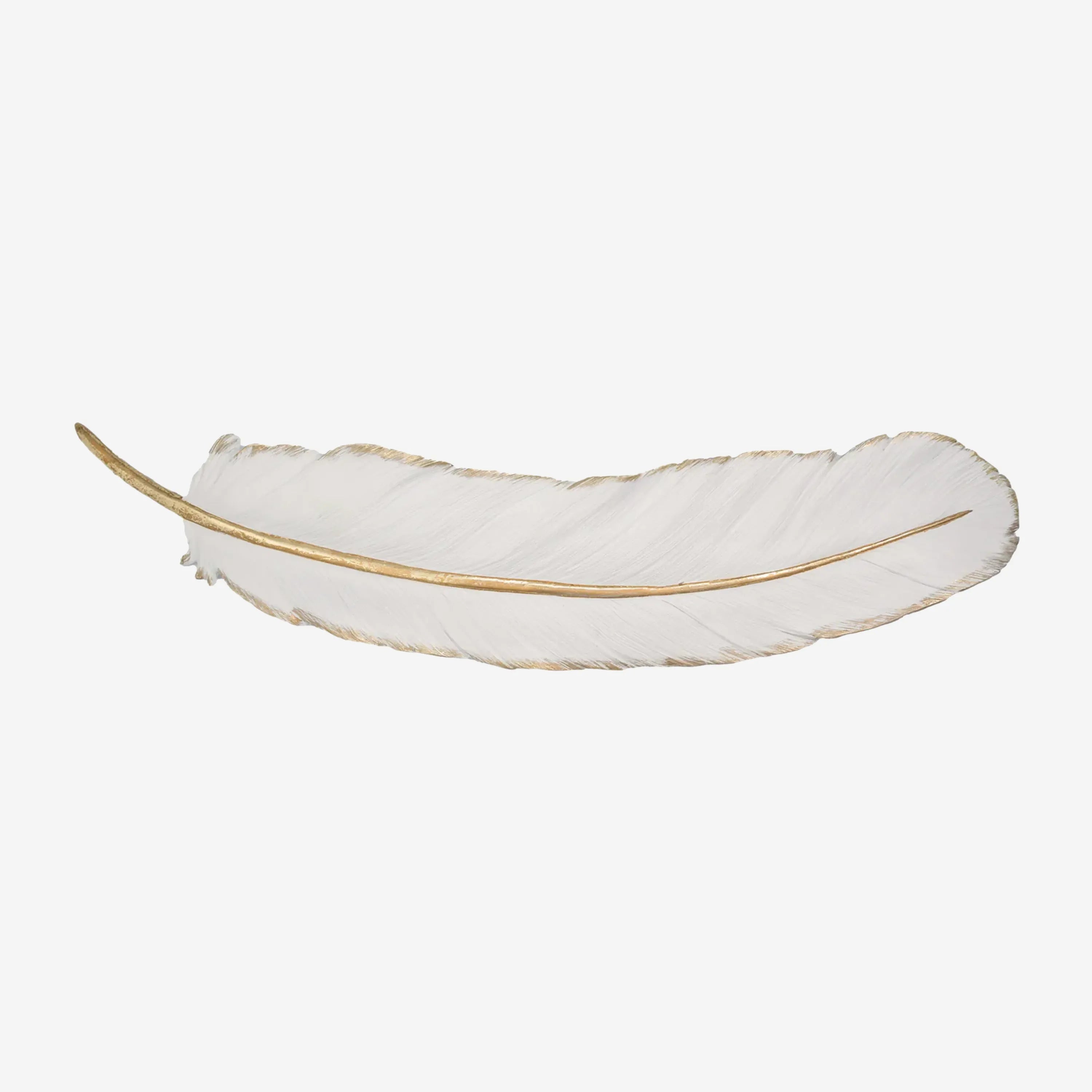 Feather Wall Art White