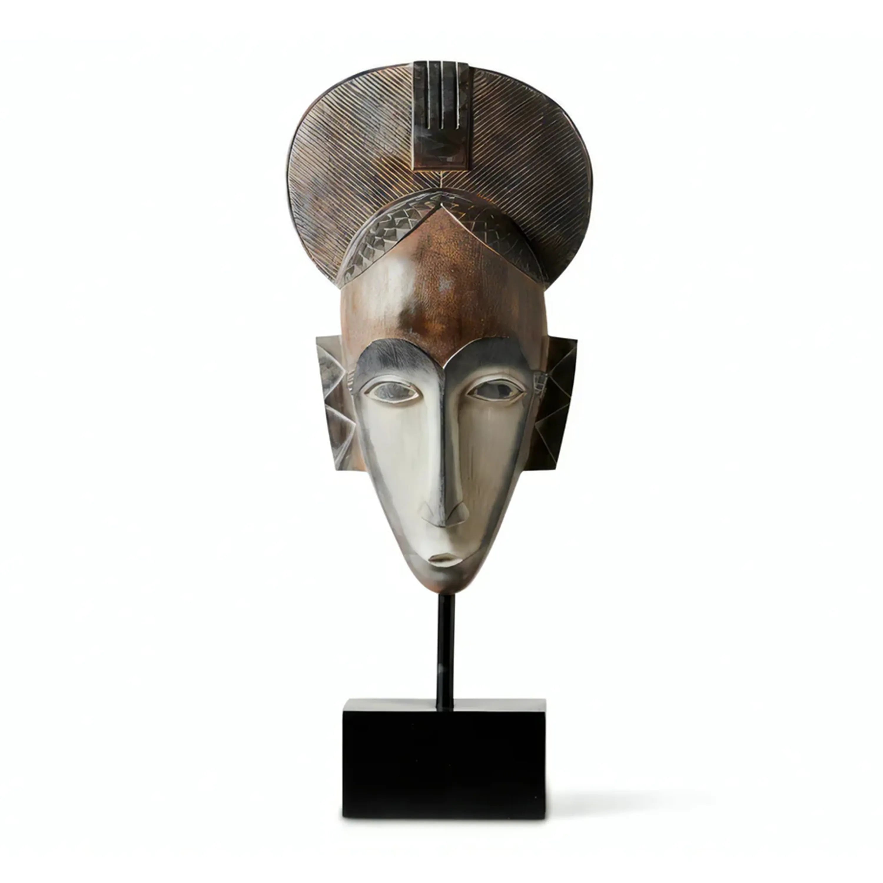 Tribal mask on stand