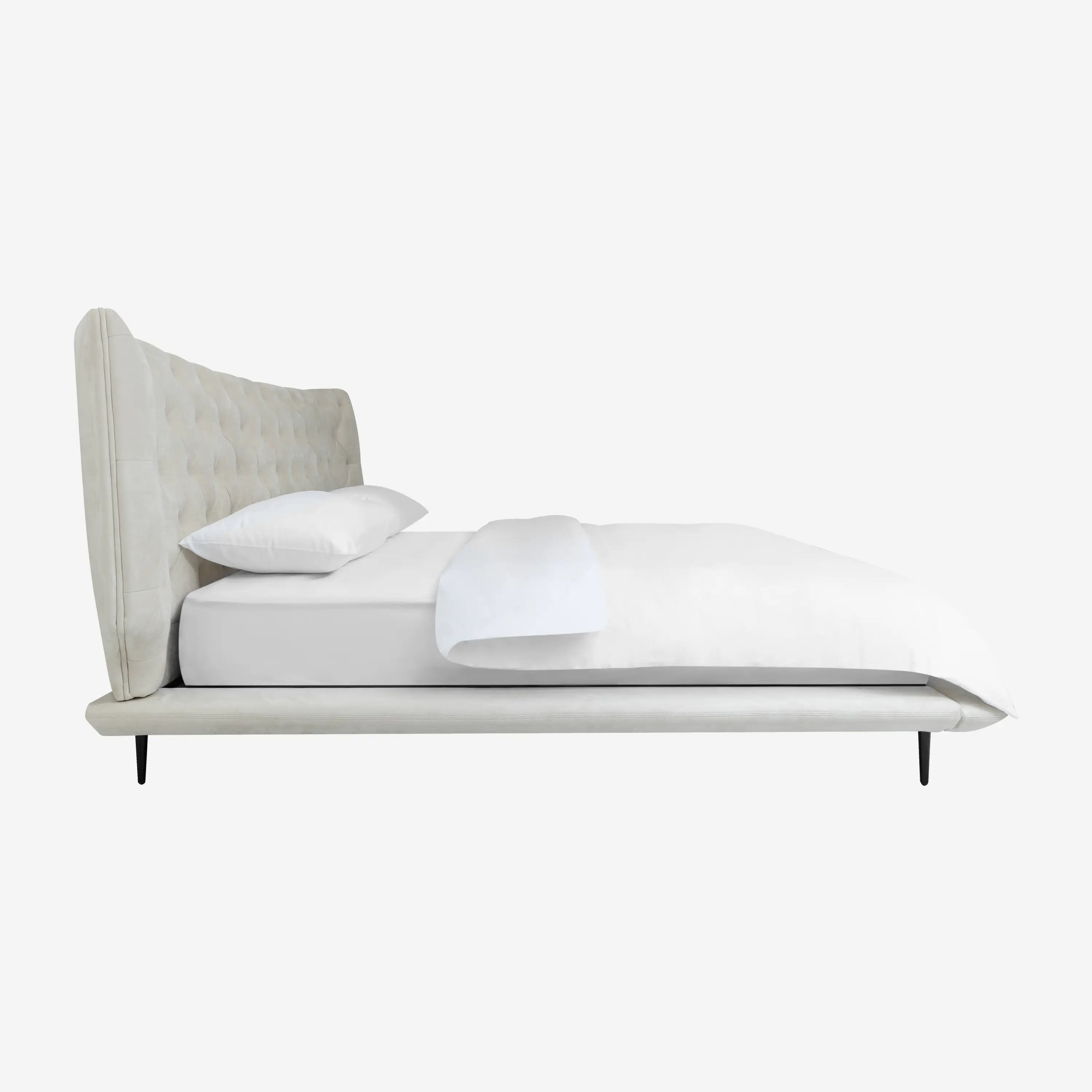 Philomene King Bed-Beige