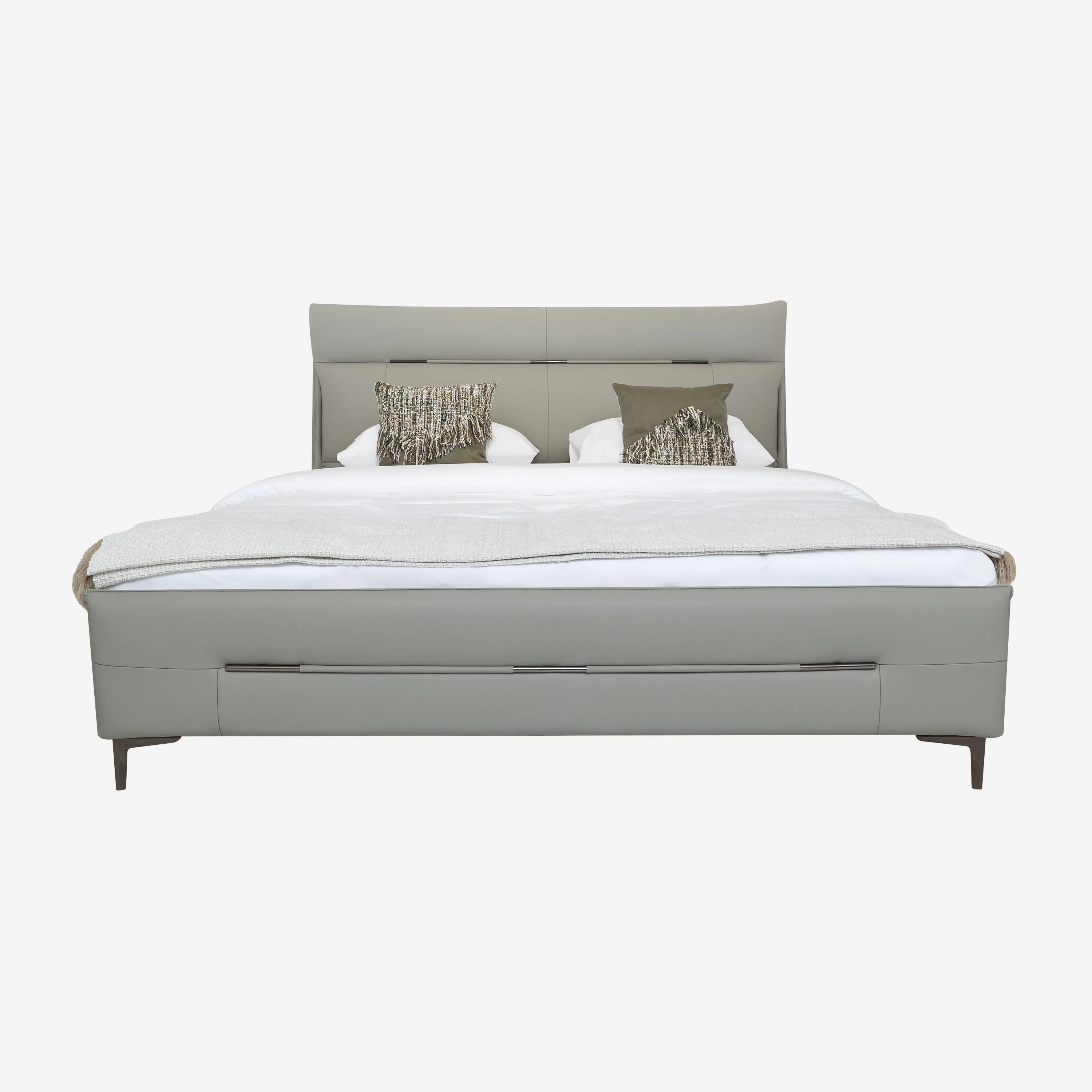 Laila Leather Bed Super King Size