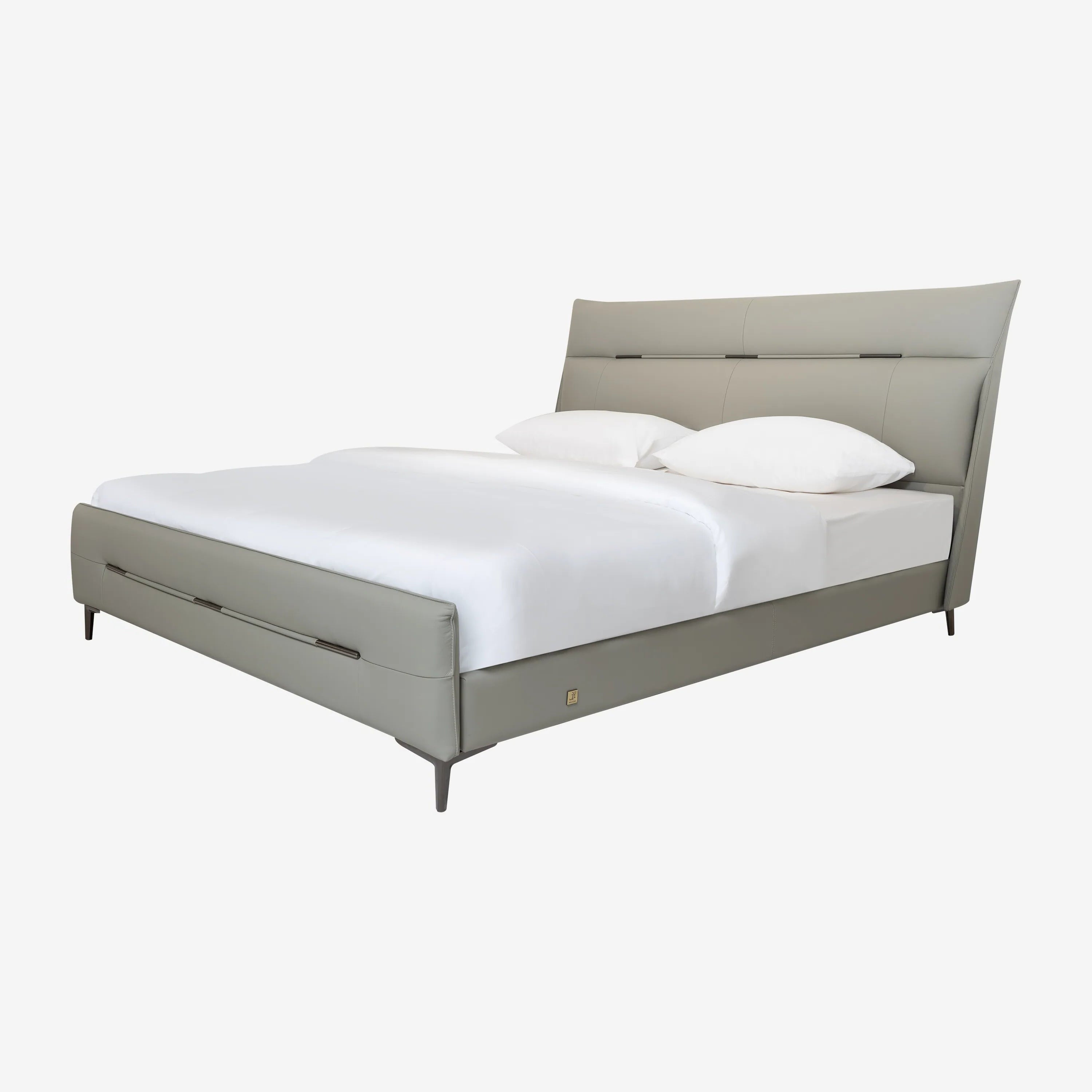 Laila Leather Bed Super King Size