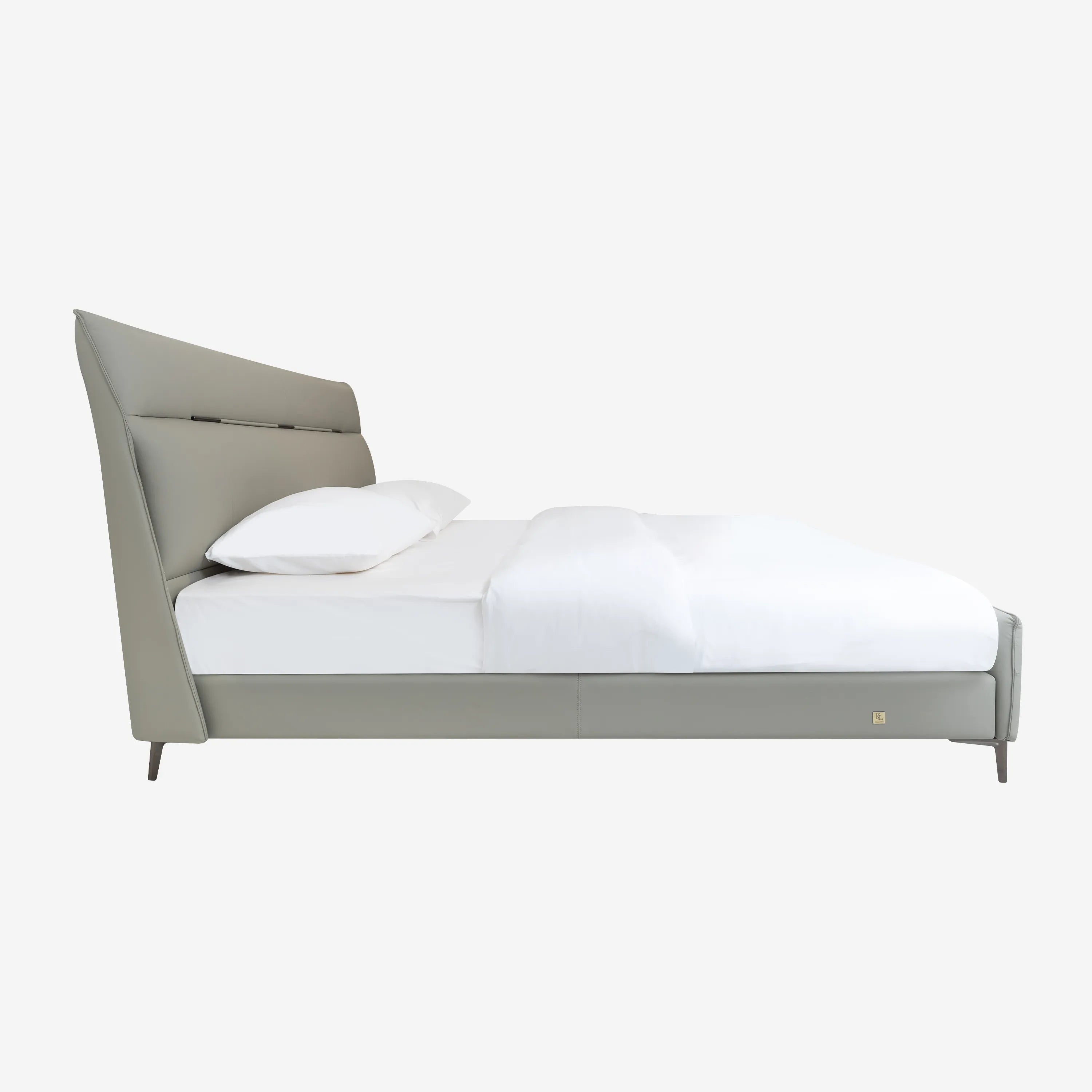 Laila Leather Bed Super King Size