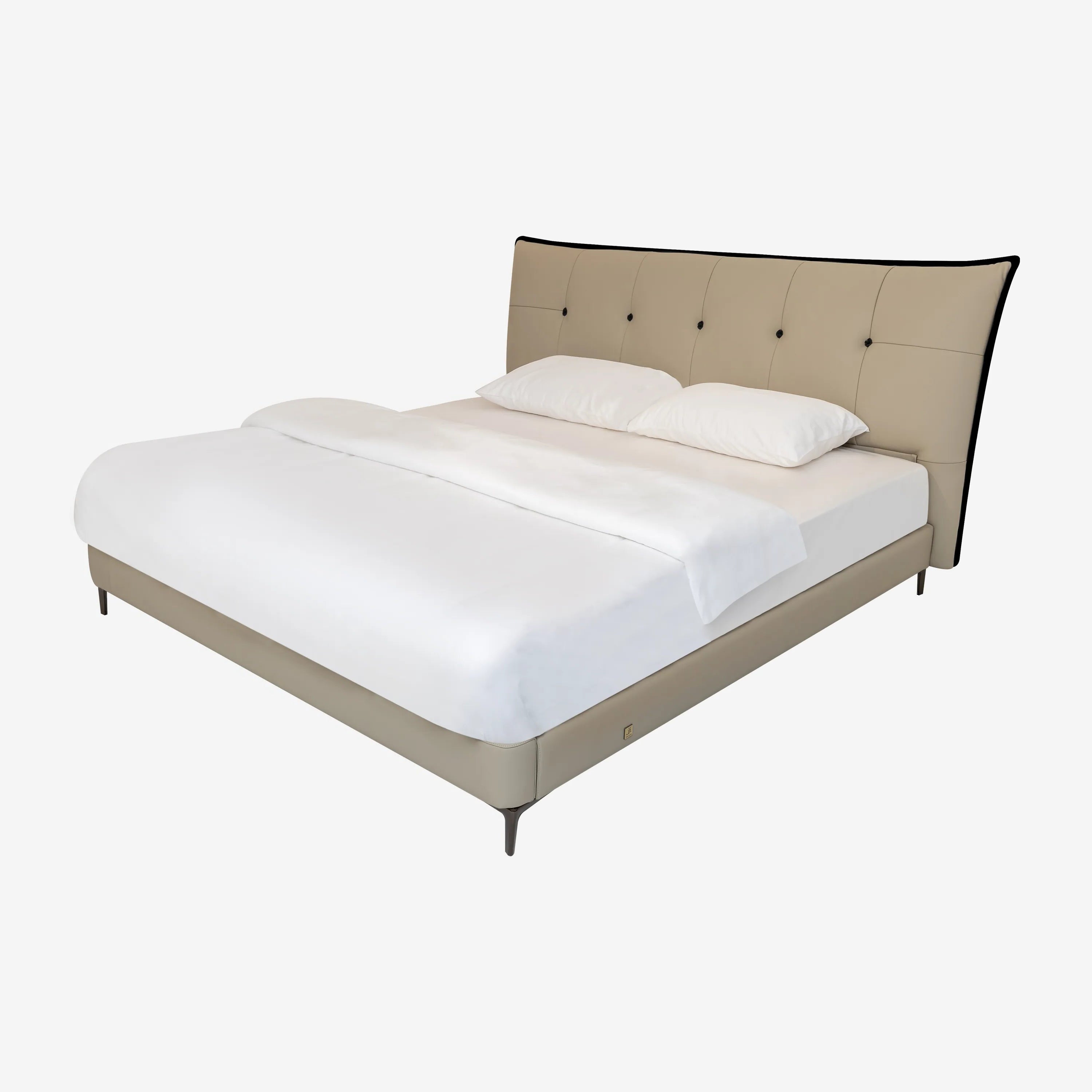 Rosario Leather Bed Super King Size