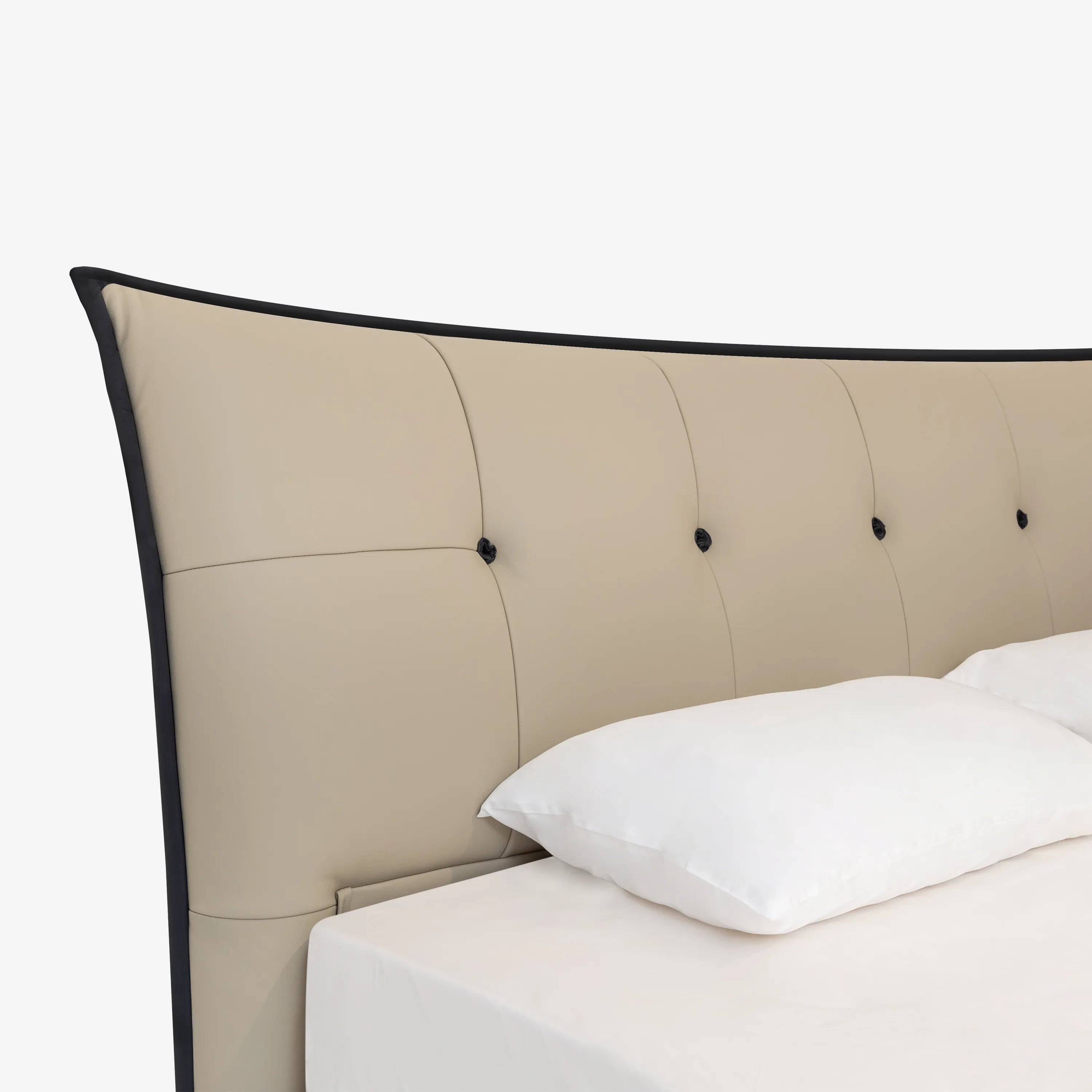 Rosario Leather Bed Queen Size