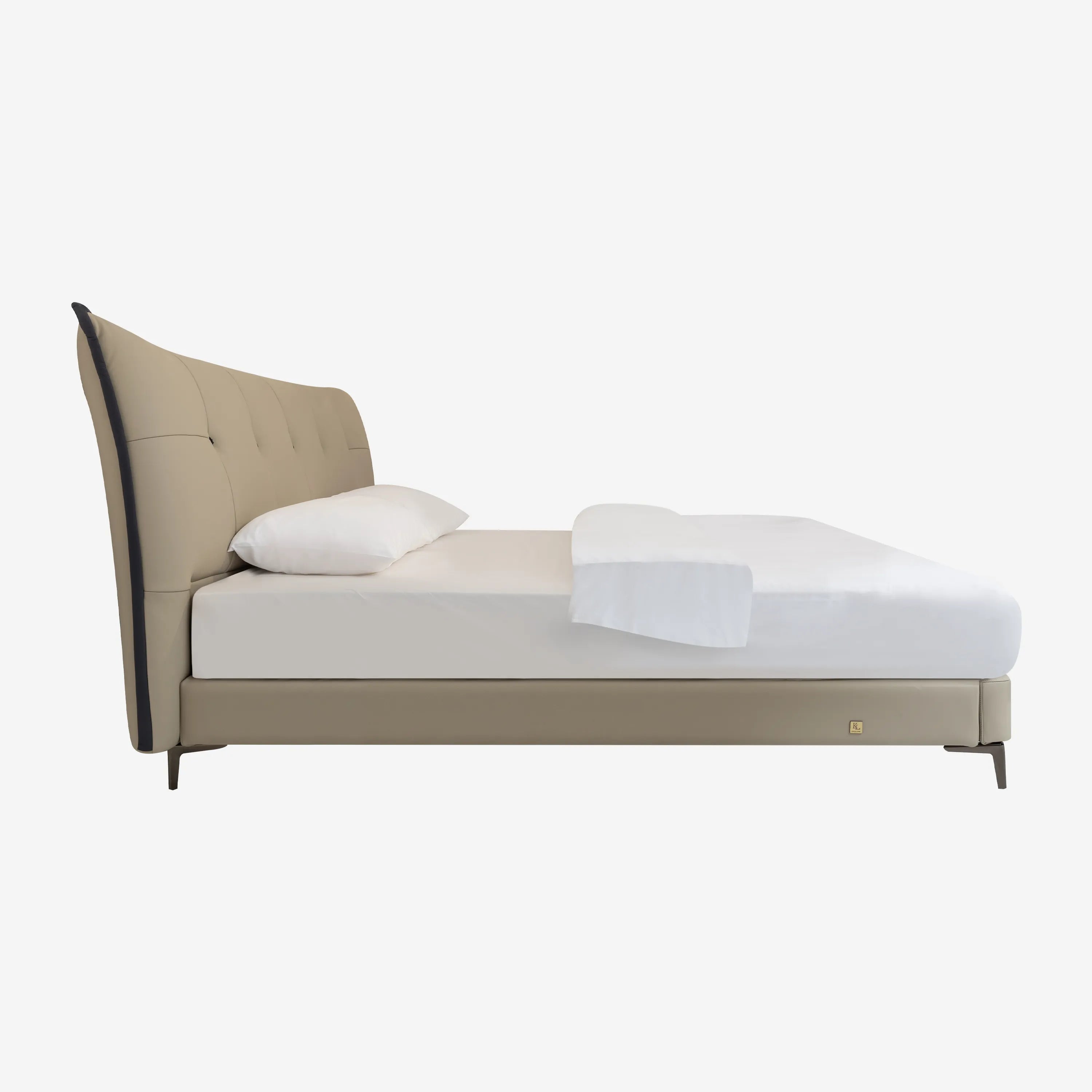 Rosario Leather Bed Queen Size