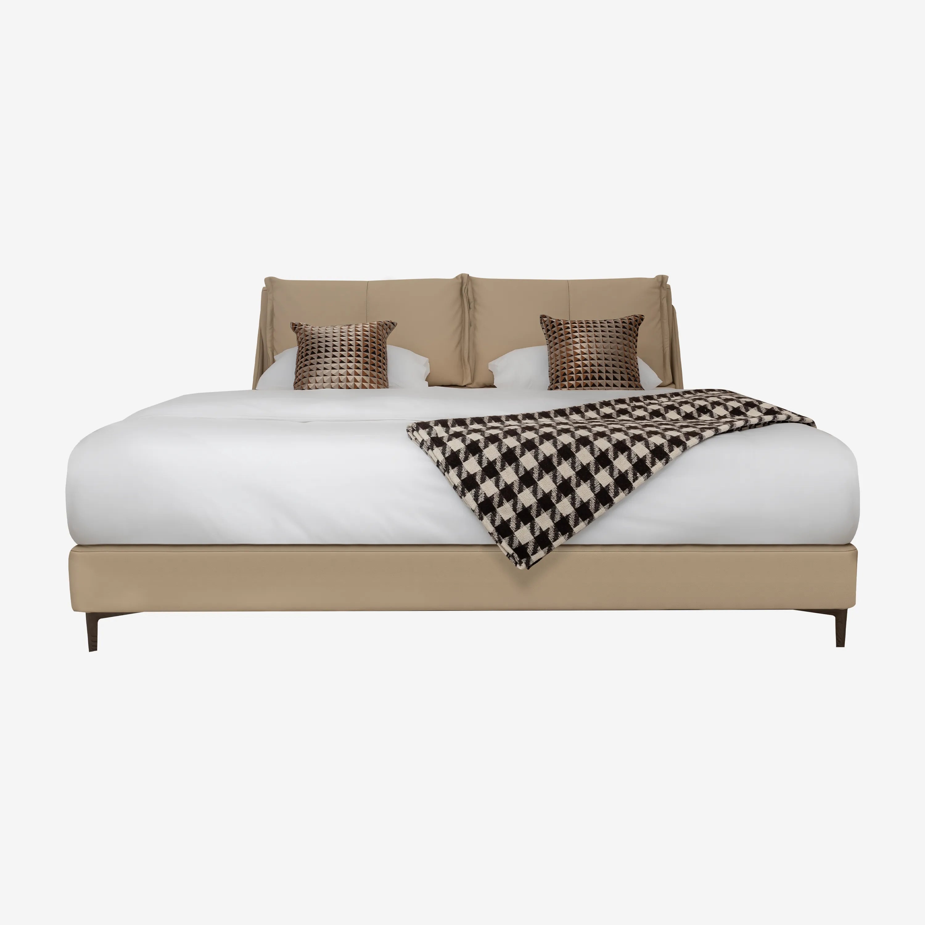 Miano Leather Bed King Size