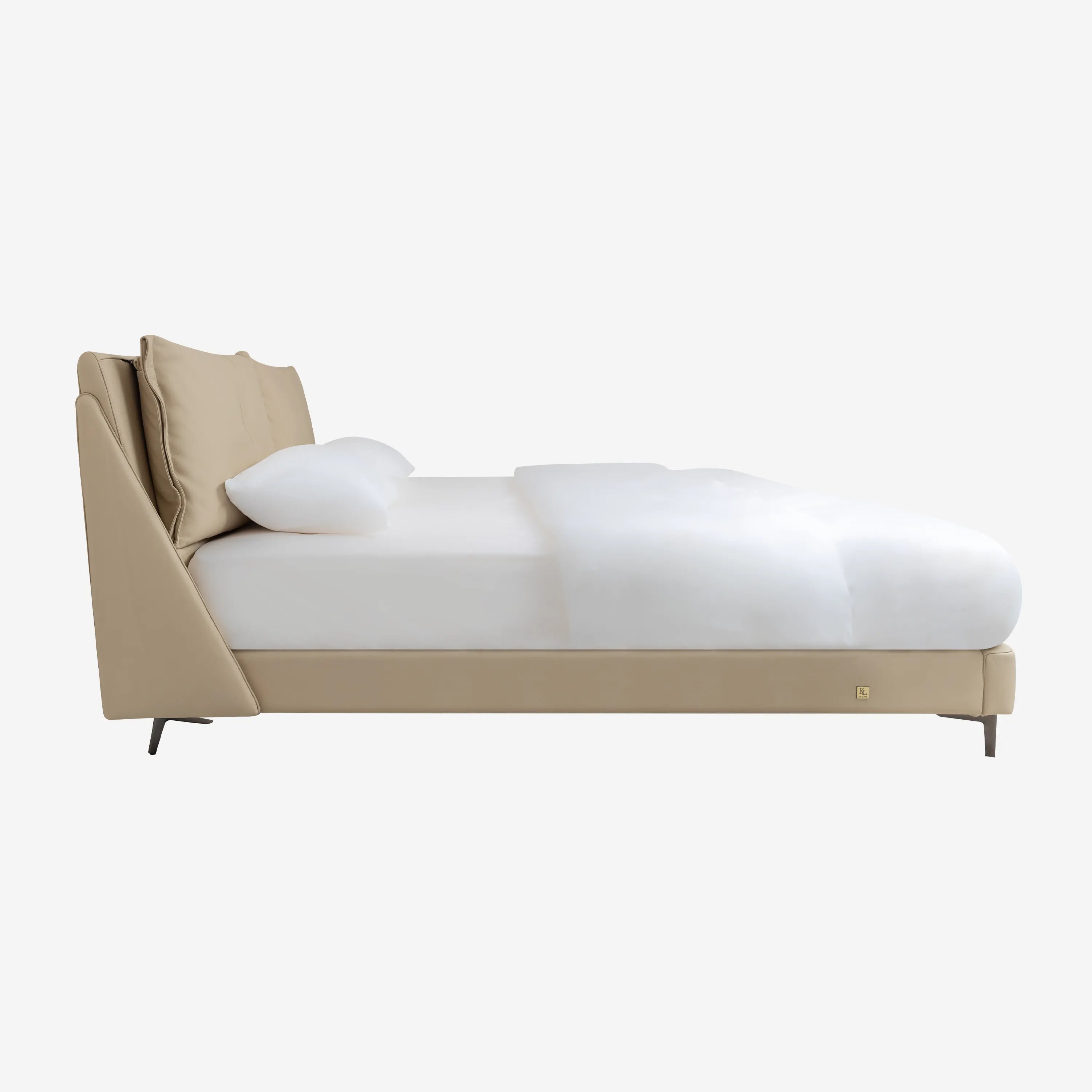Miano Leather Bed Queen Size