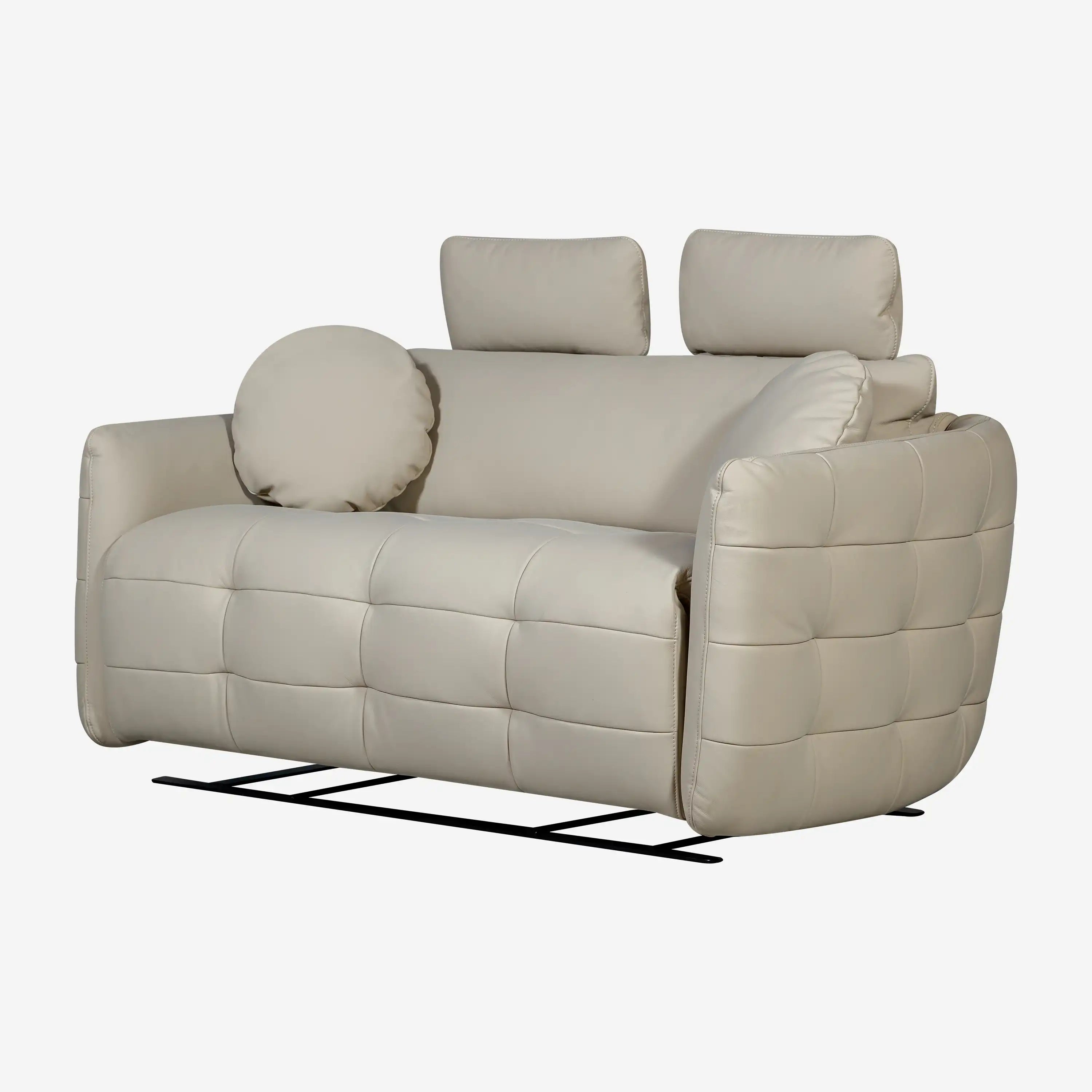 Graziosa 2 seater recliner Leather Sofa