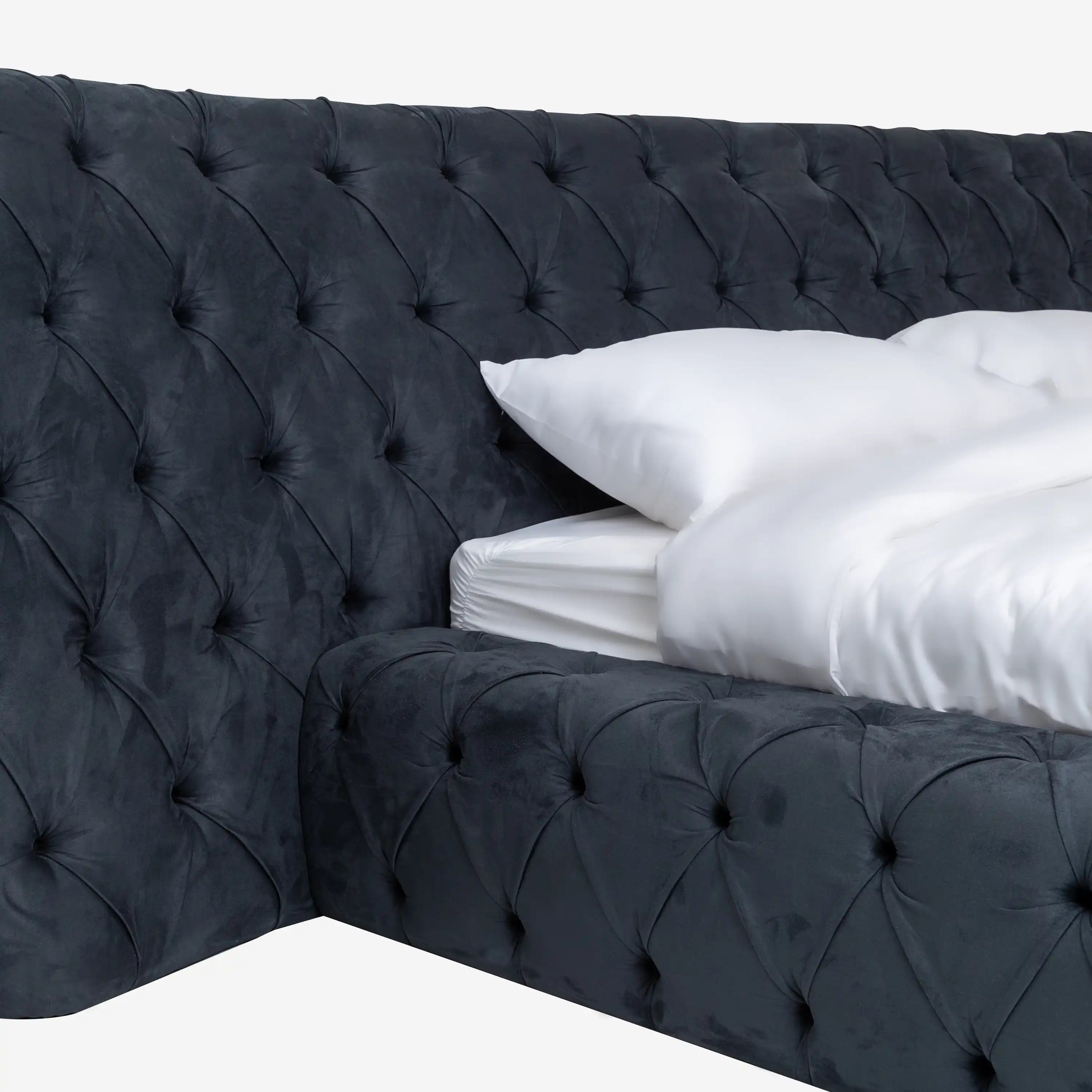 Avangarde Bed King Size-Black