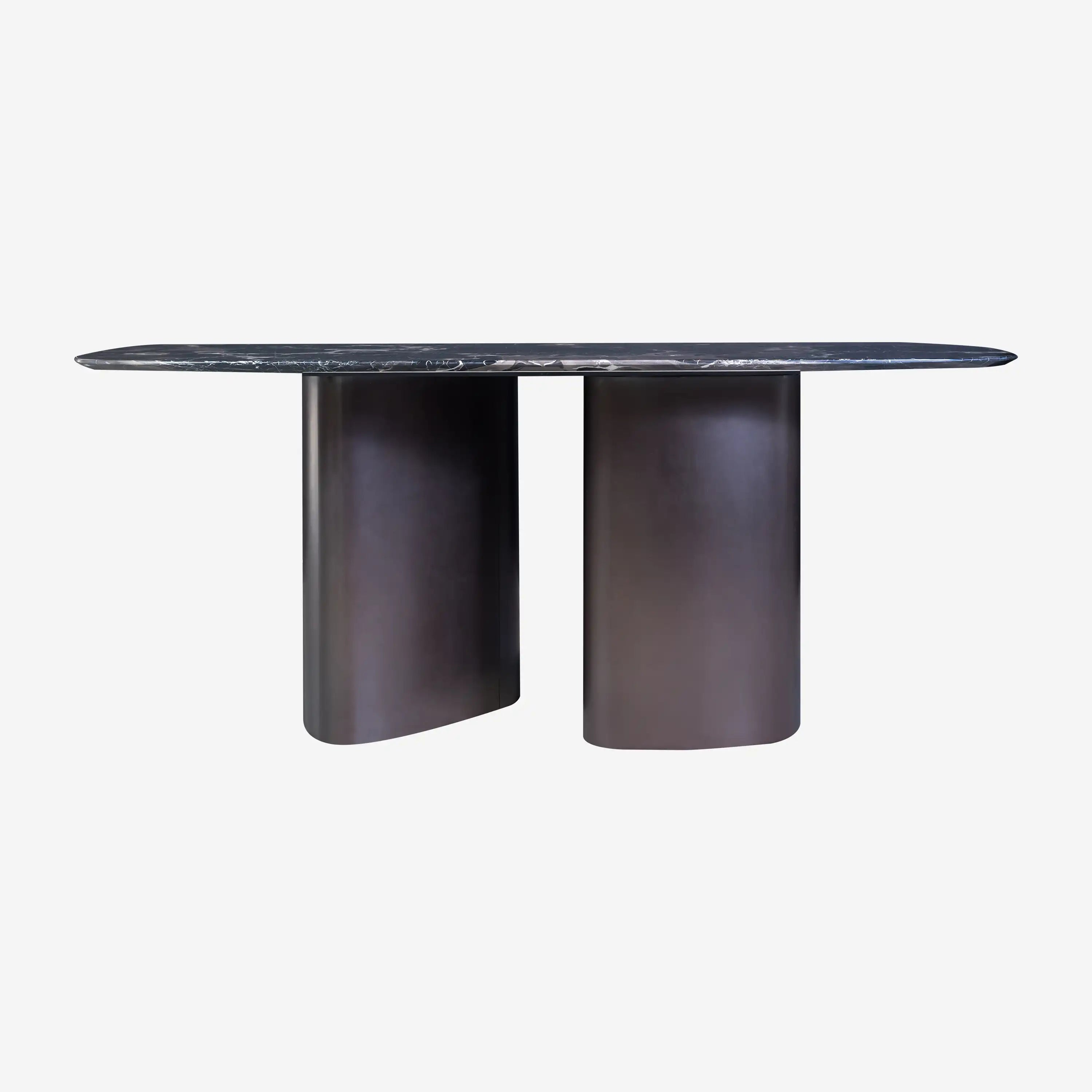 Crescent Marble Dining Table Large