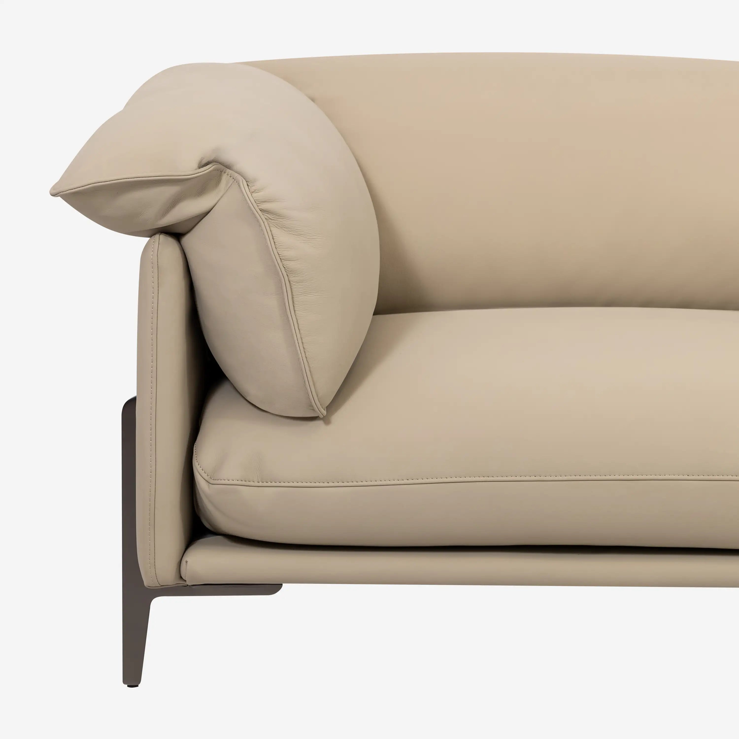 Rocco Leather Sofa 3 Seater