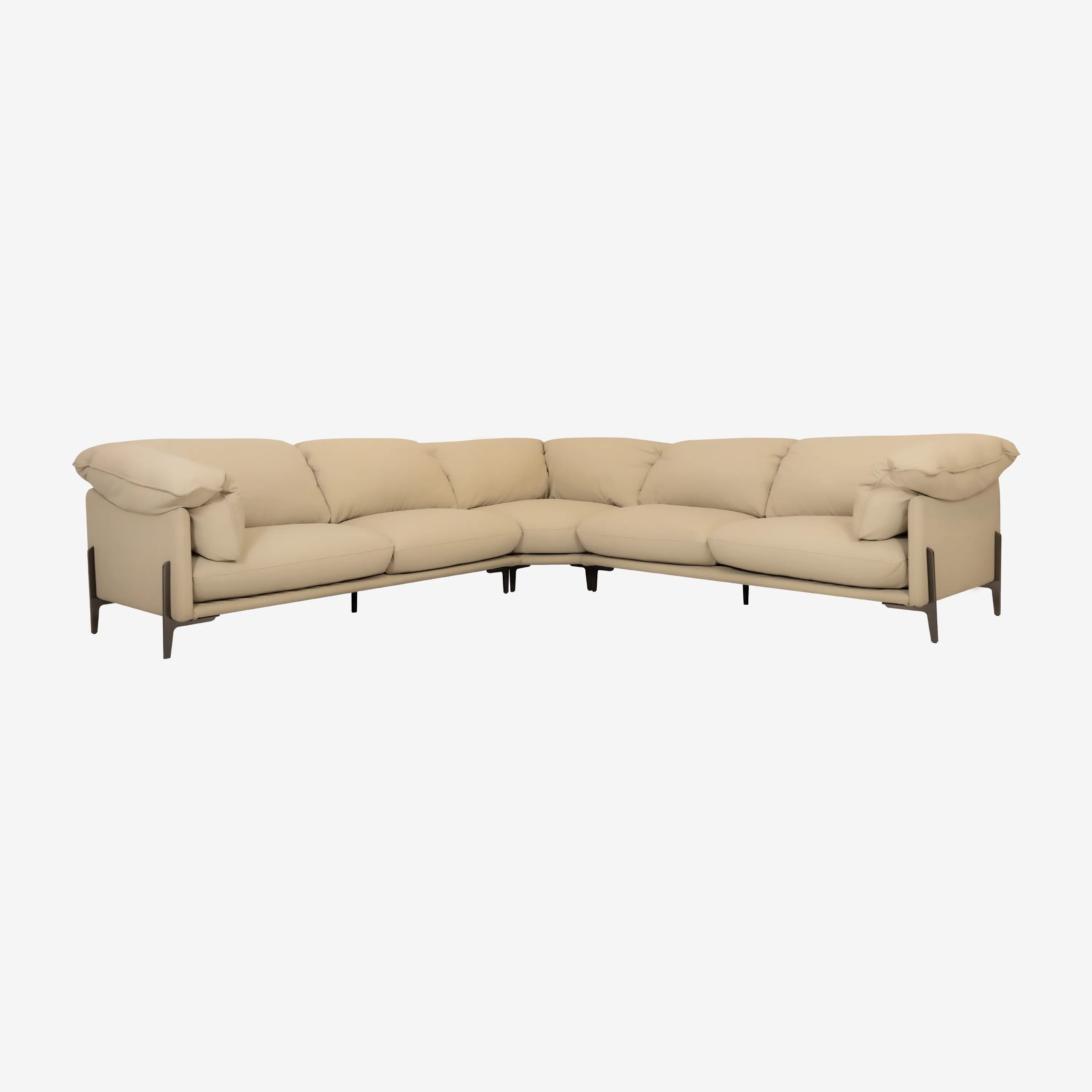 Rocco Leather Sofa Corner