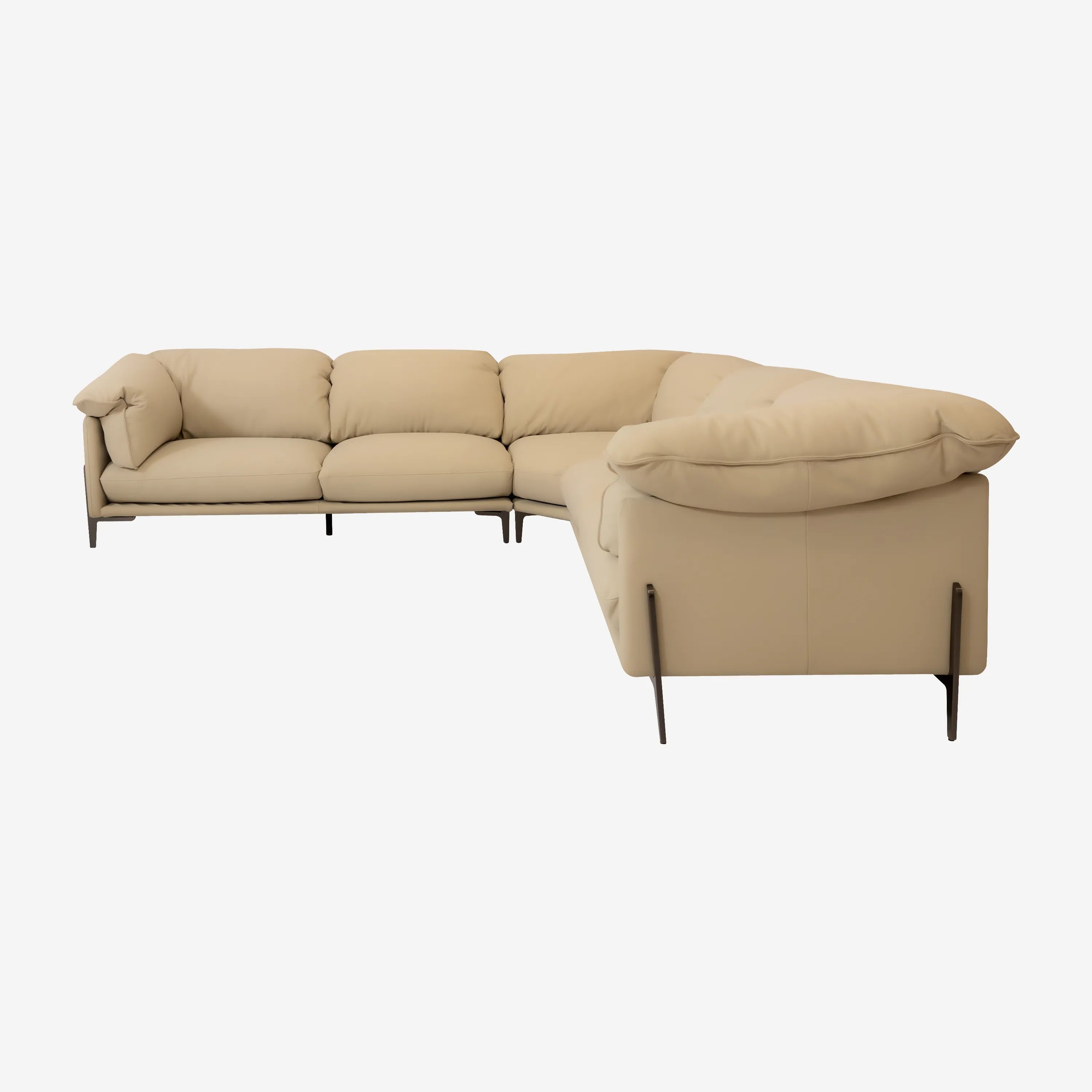 Rocco Leather Sofa Corner