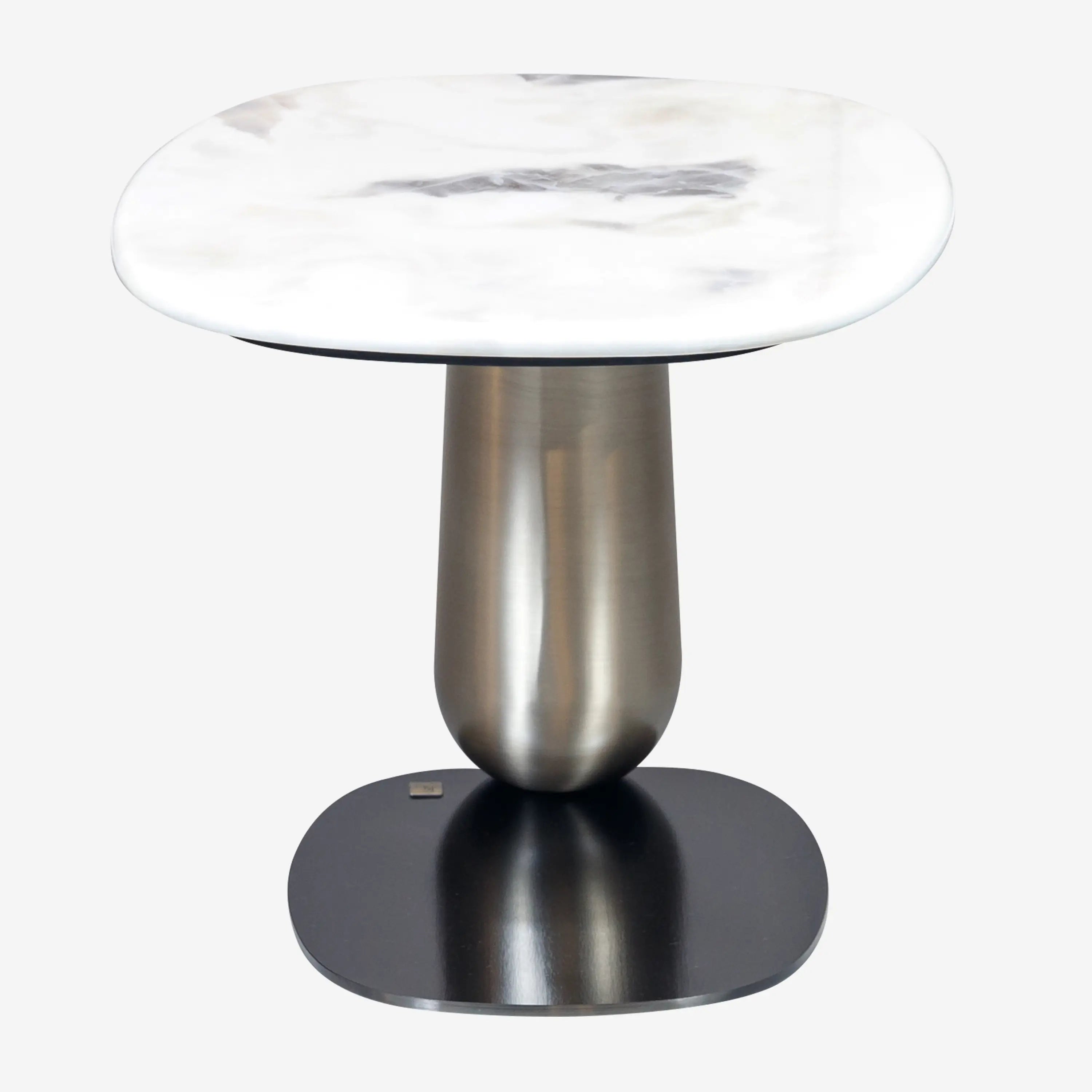 Dion Side Table White Marble
