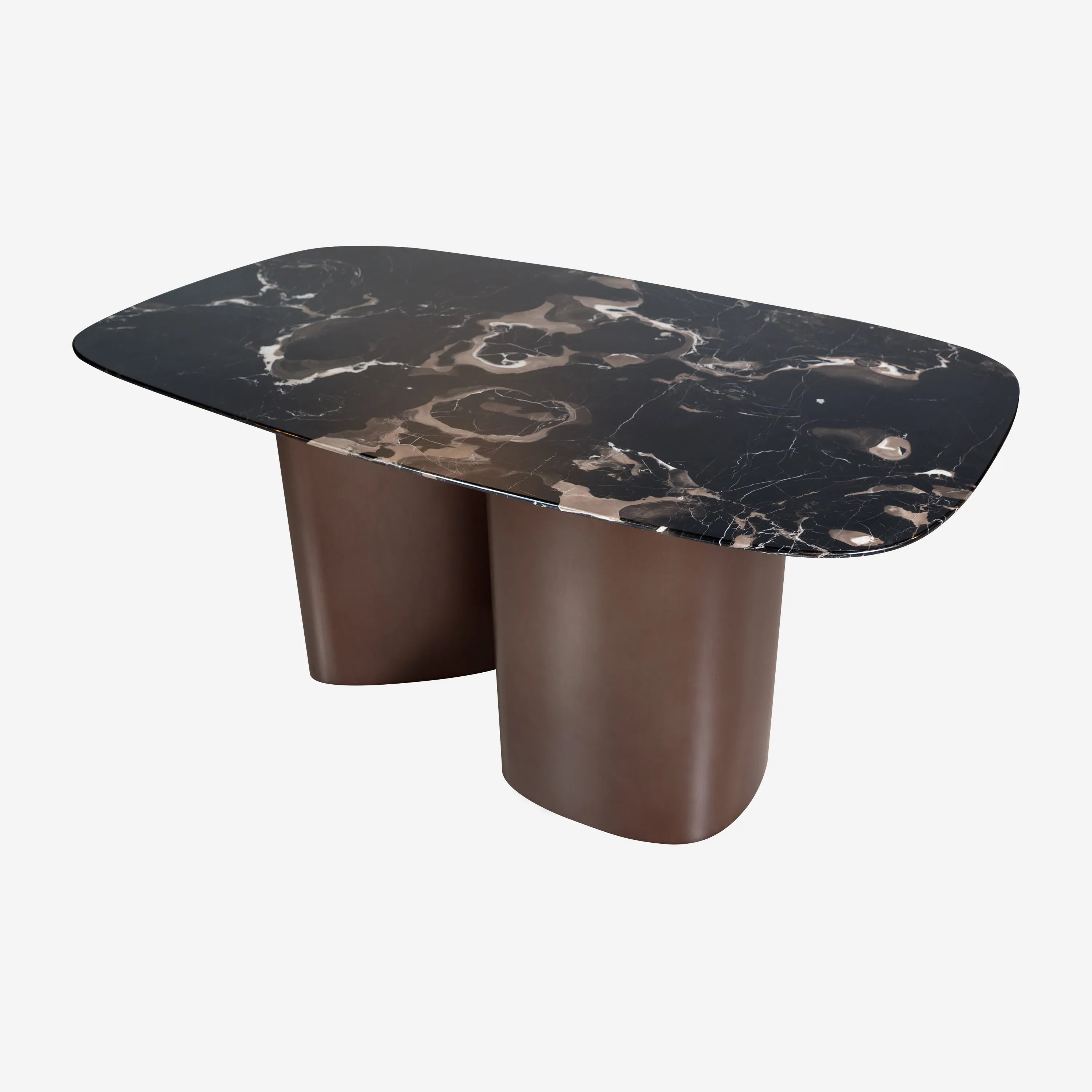 Crescent Marble Dining Table Small