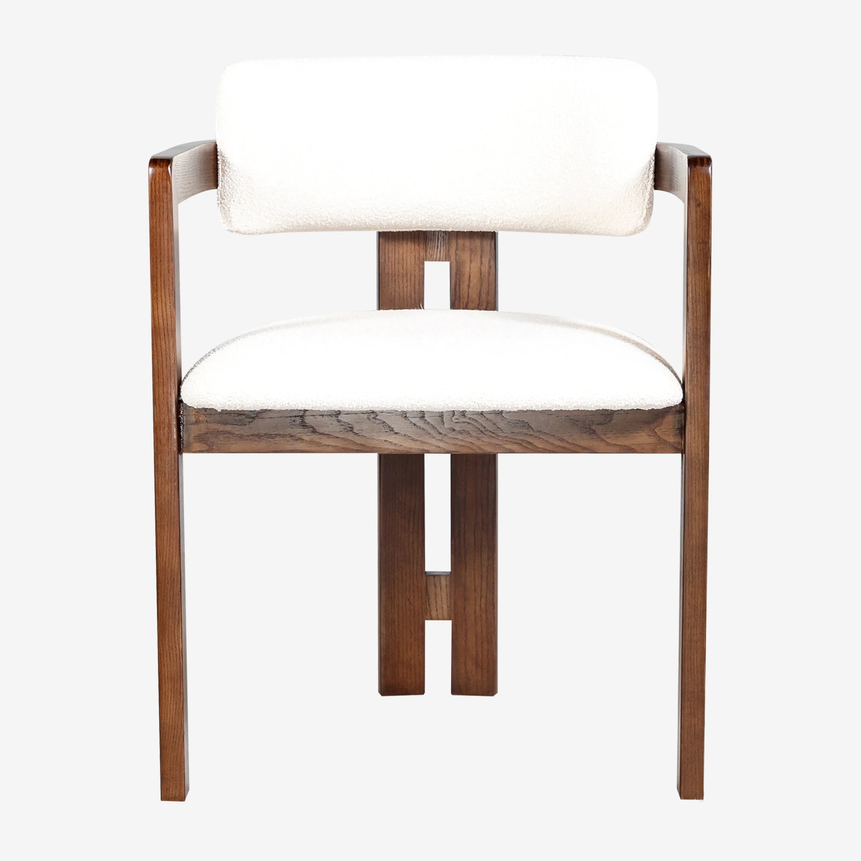 Desmond Chantilly White Fabric Dining Chair